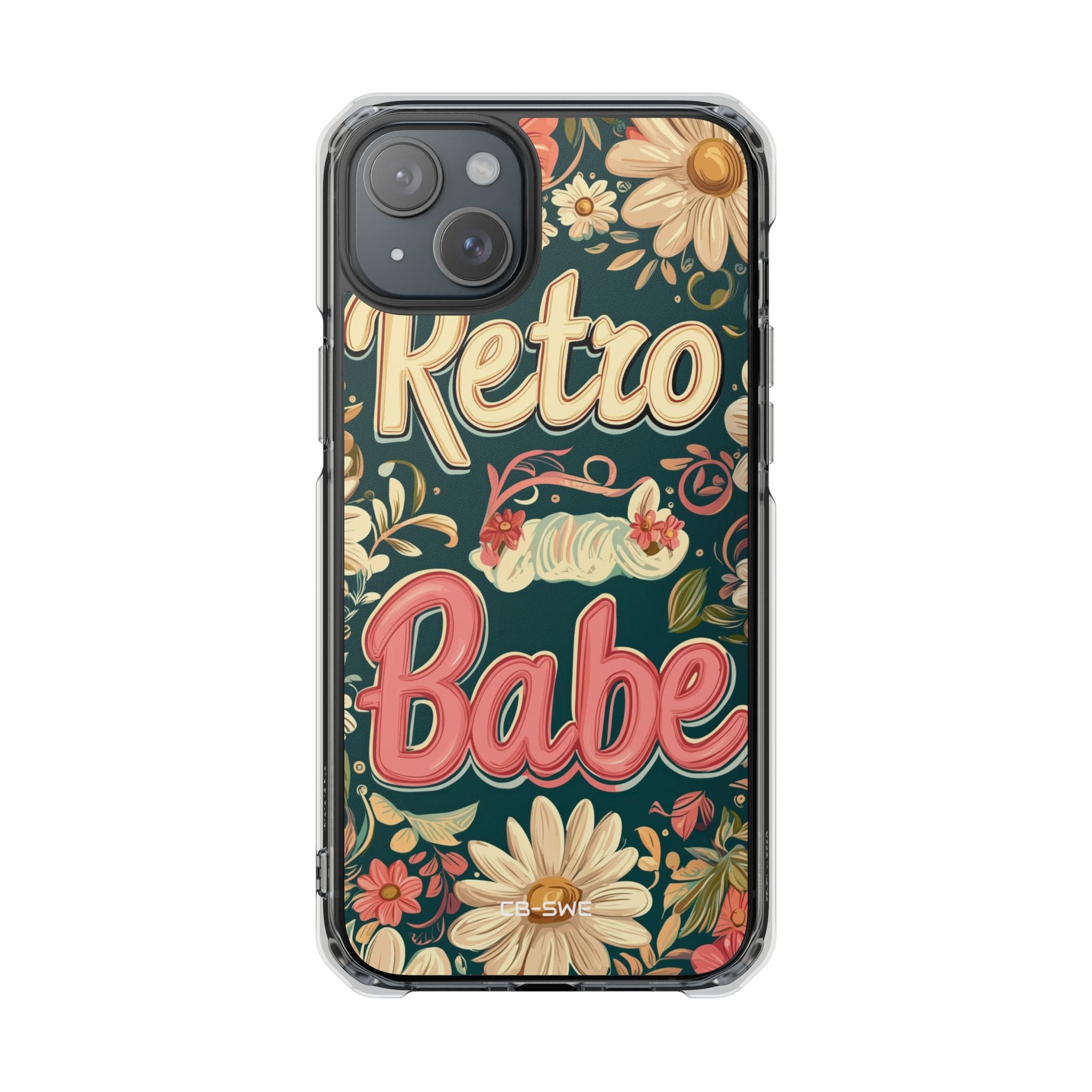 Floral Curves Embrace iPhone Case - Impact