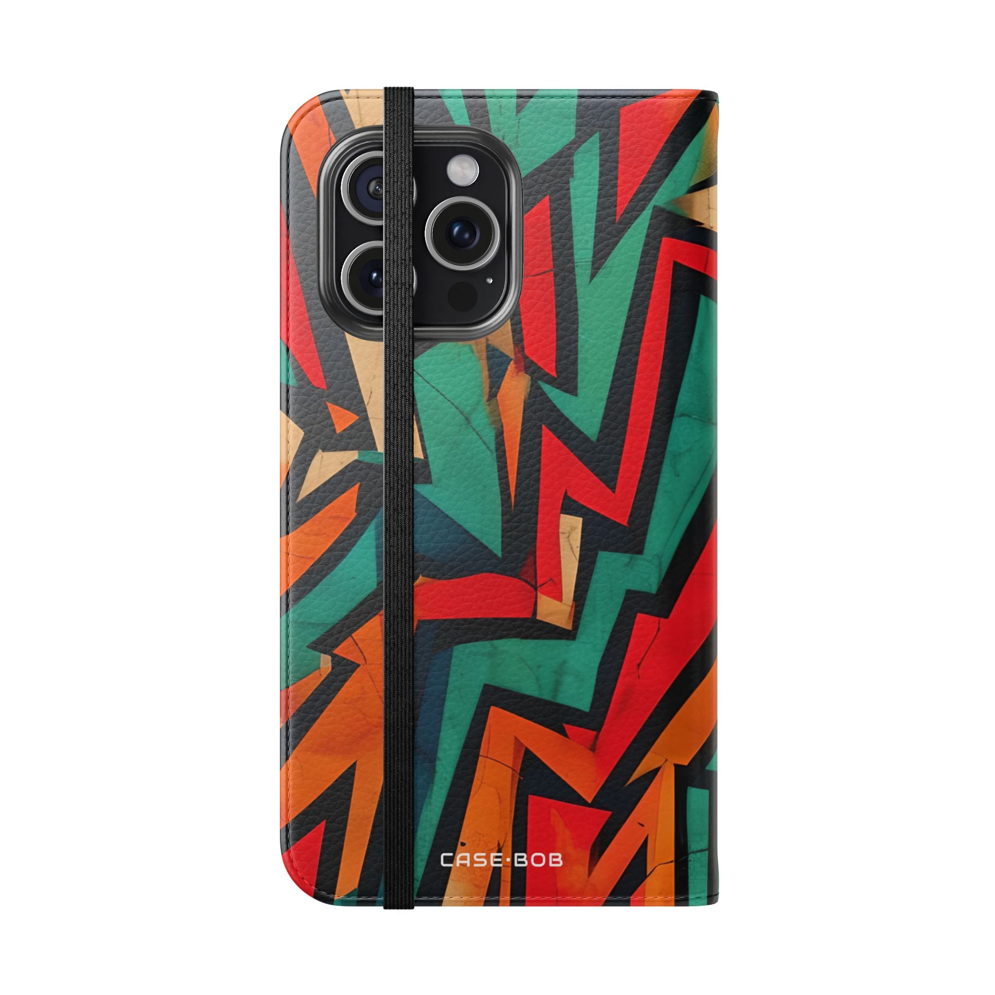 Jagged Flame - iPhone 15 Pro Max Case - Wallet