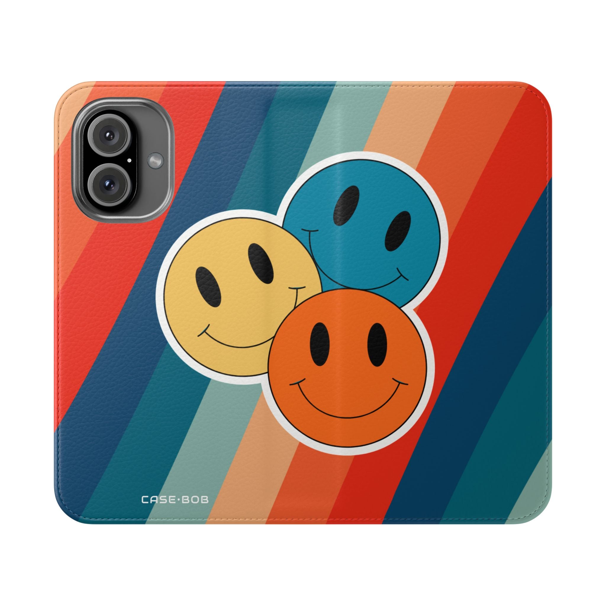 Smiley Trio Radiance - iPhone 16 Case - Wallet