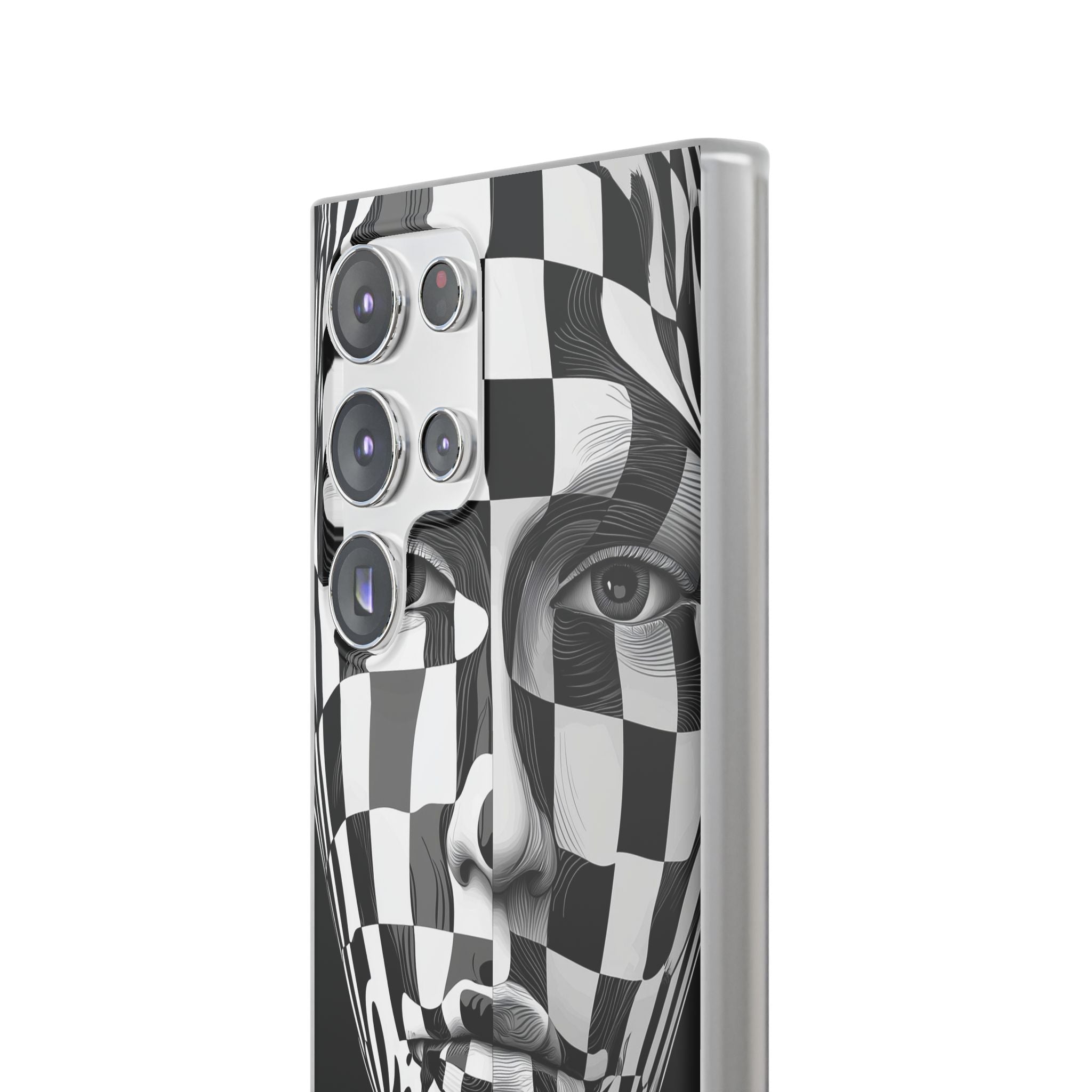 Checkered Face Samsung S23 Ultra Case - Soft