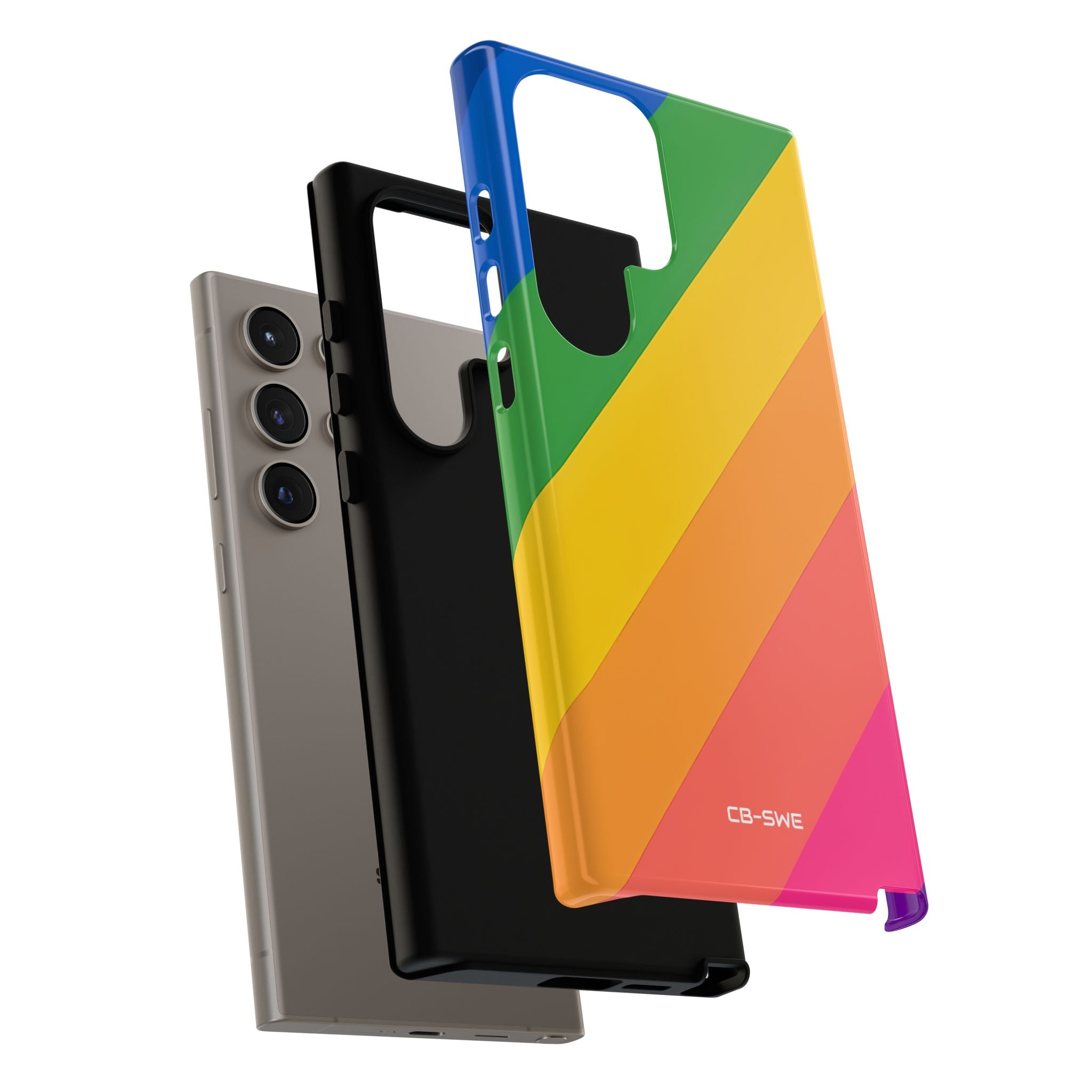 Vibrant Geometric Spectrum - Samsung Case