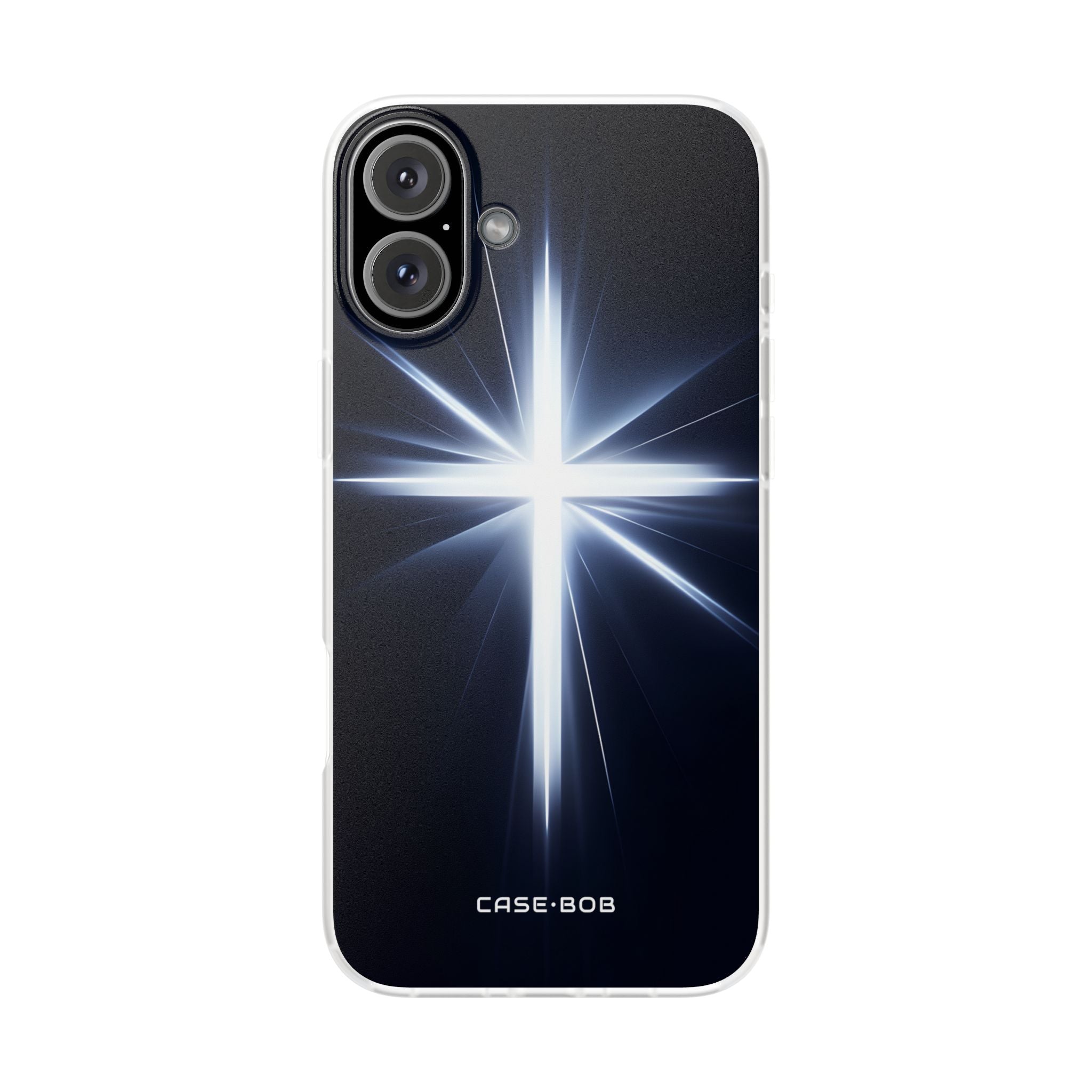 Glowing Crossburst iPhone 16 Plus Case - Soft