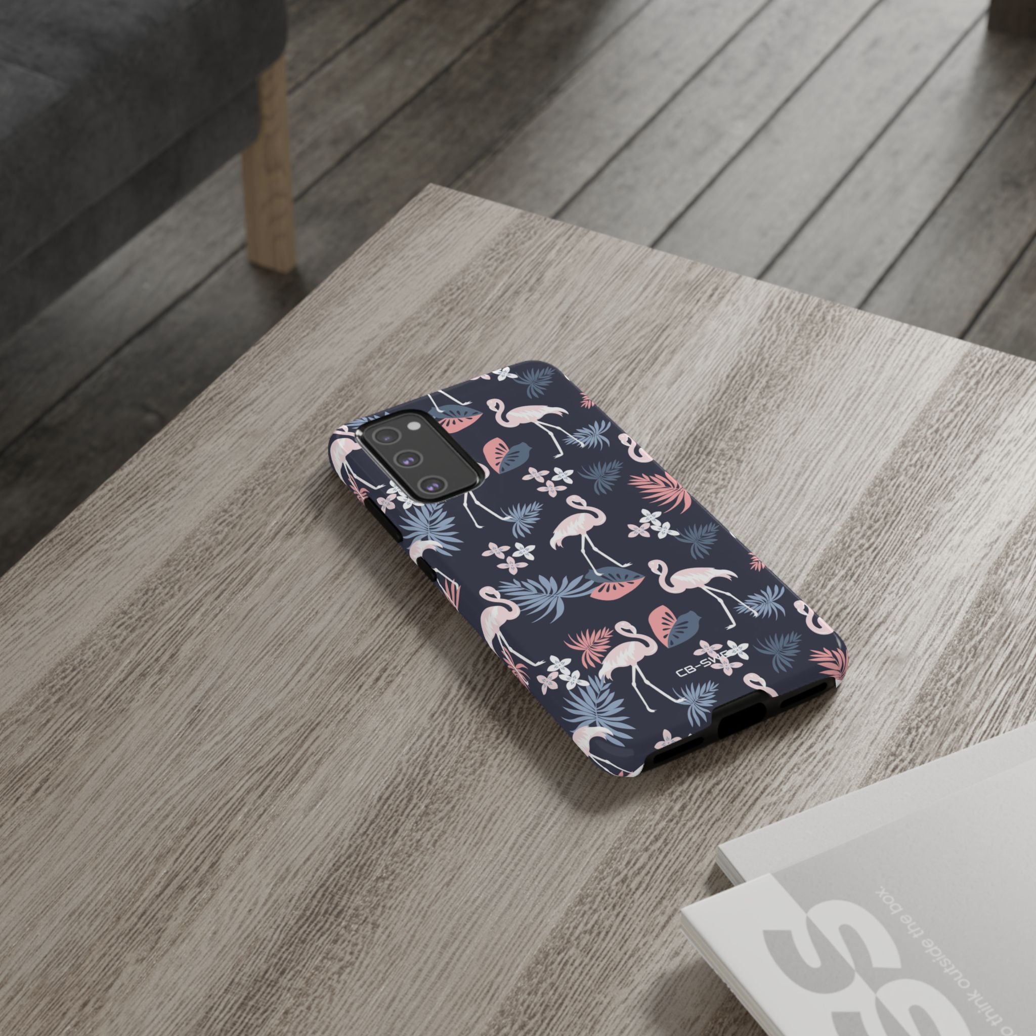 Flamingos Dance Playfully - Samsung Case