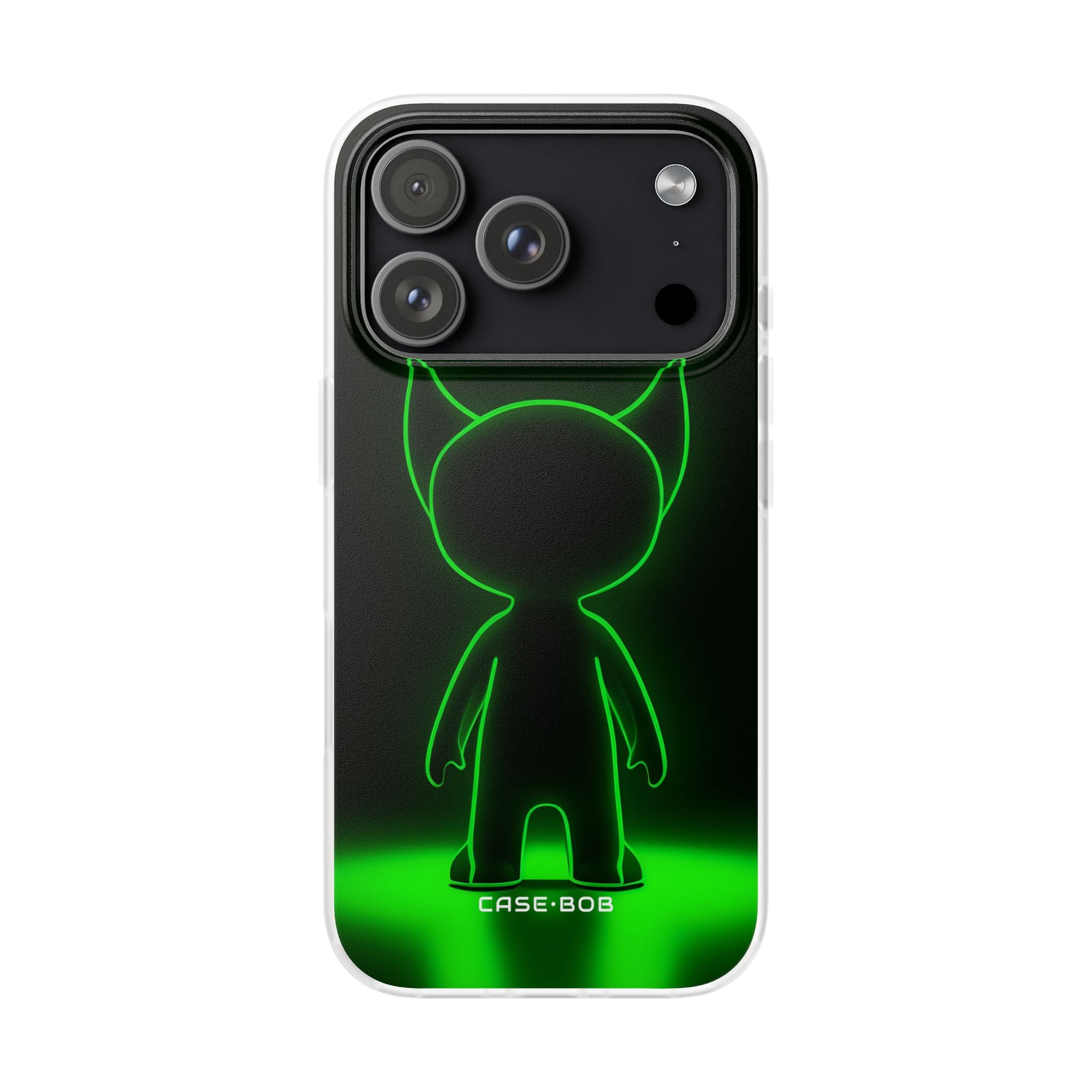 Neon Horned Glow iPhone 17 Pro Case - Soft