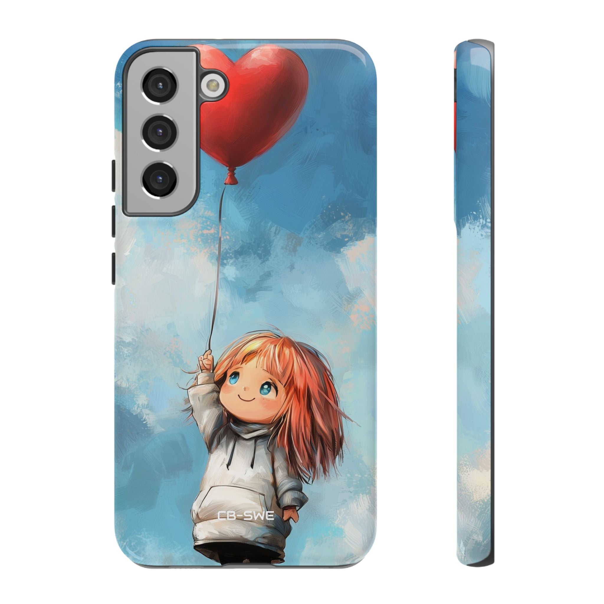 Joyful Girl Reaches - Samsung Case