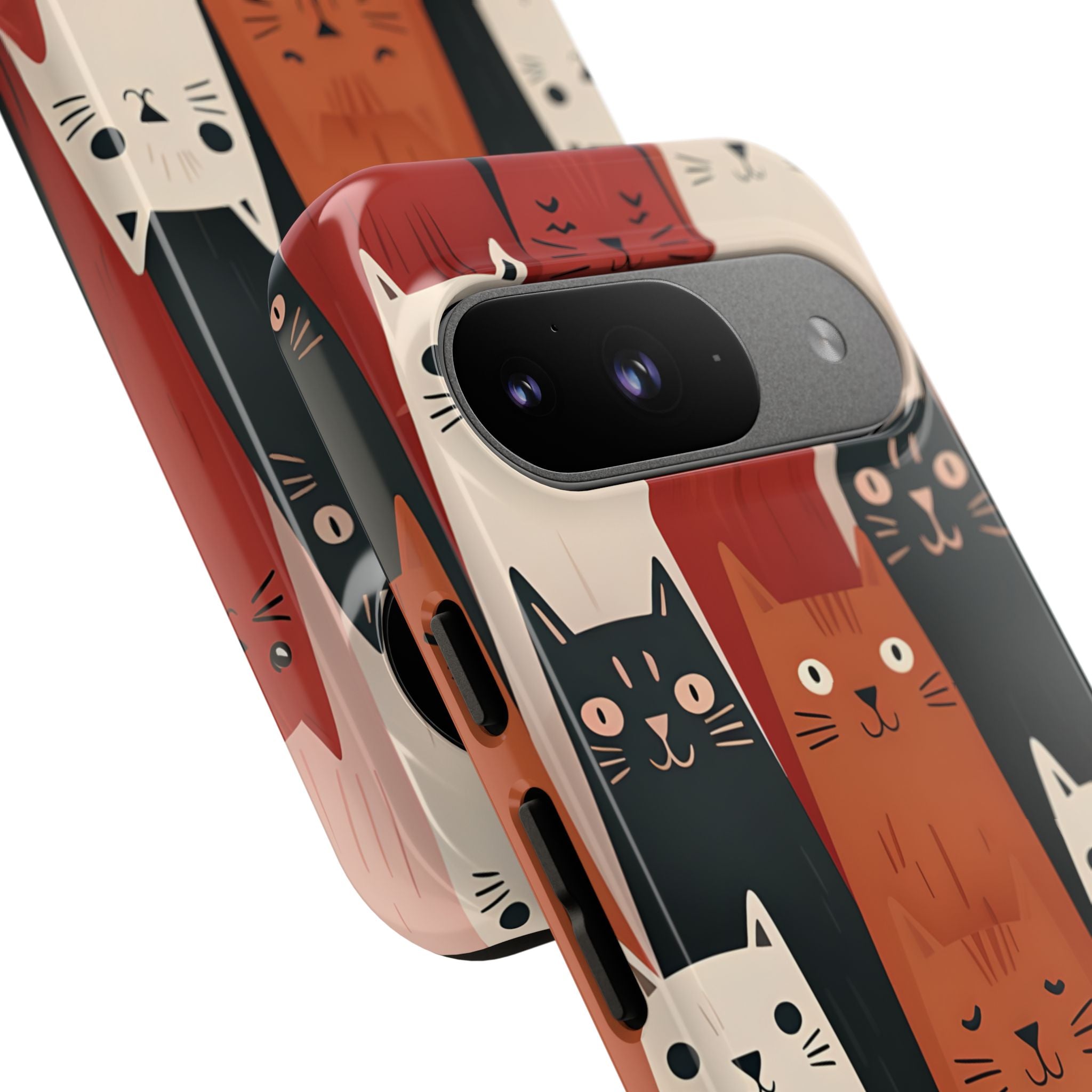 Assemblée de Chats Fantaisistes - Coque pour Google Pixel