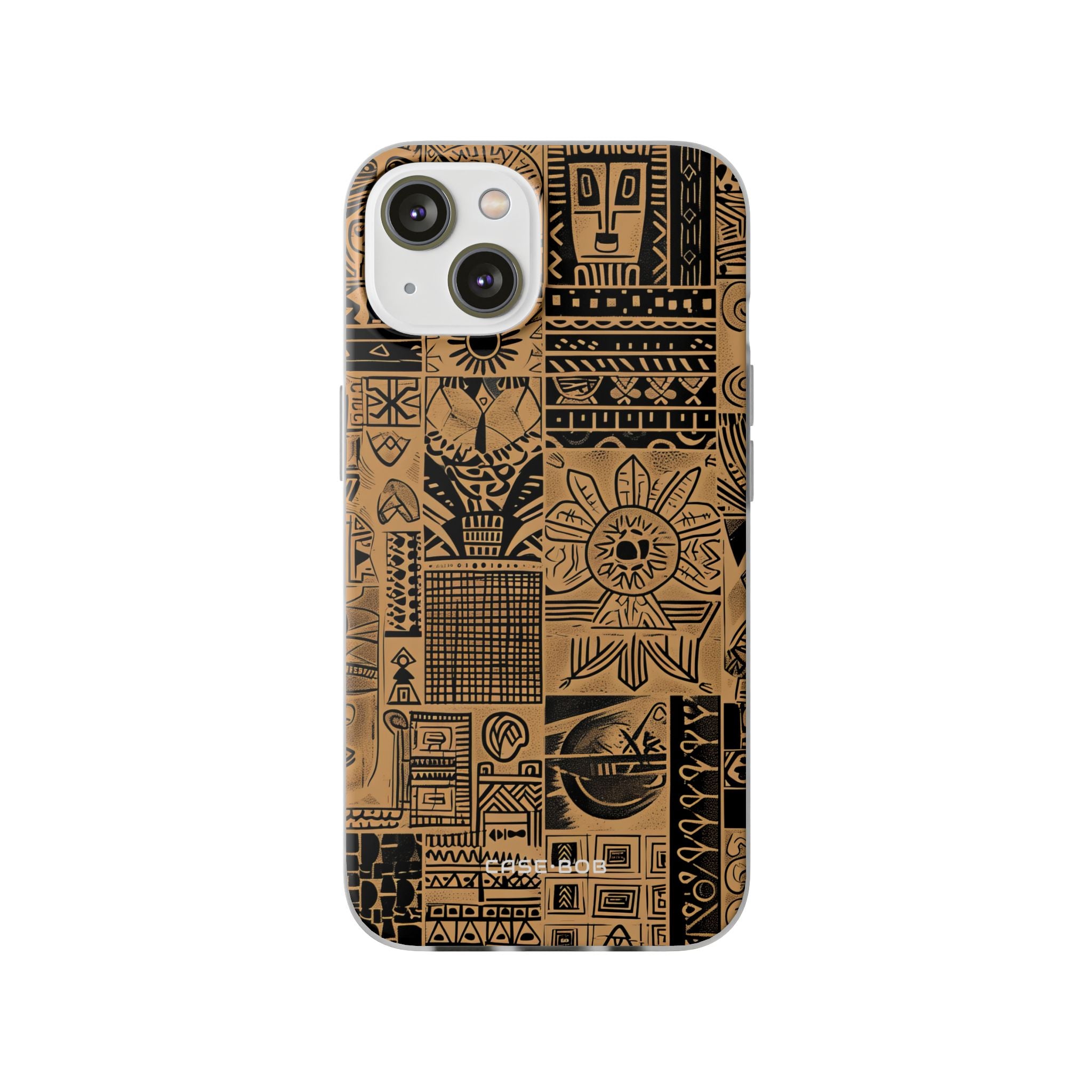 Tribal Faces iPhone 14 Case - Soft