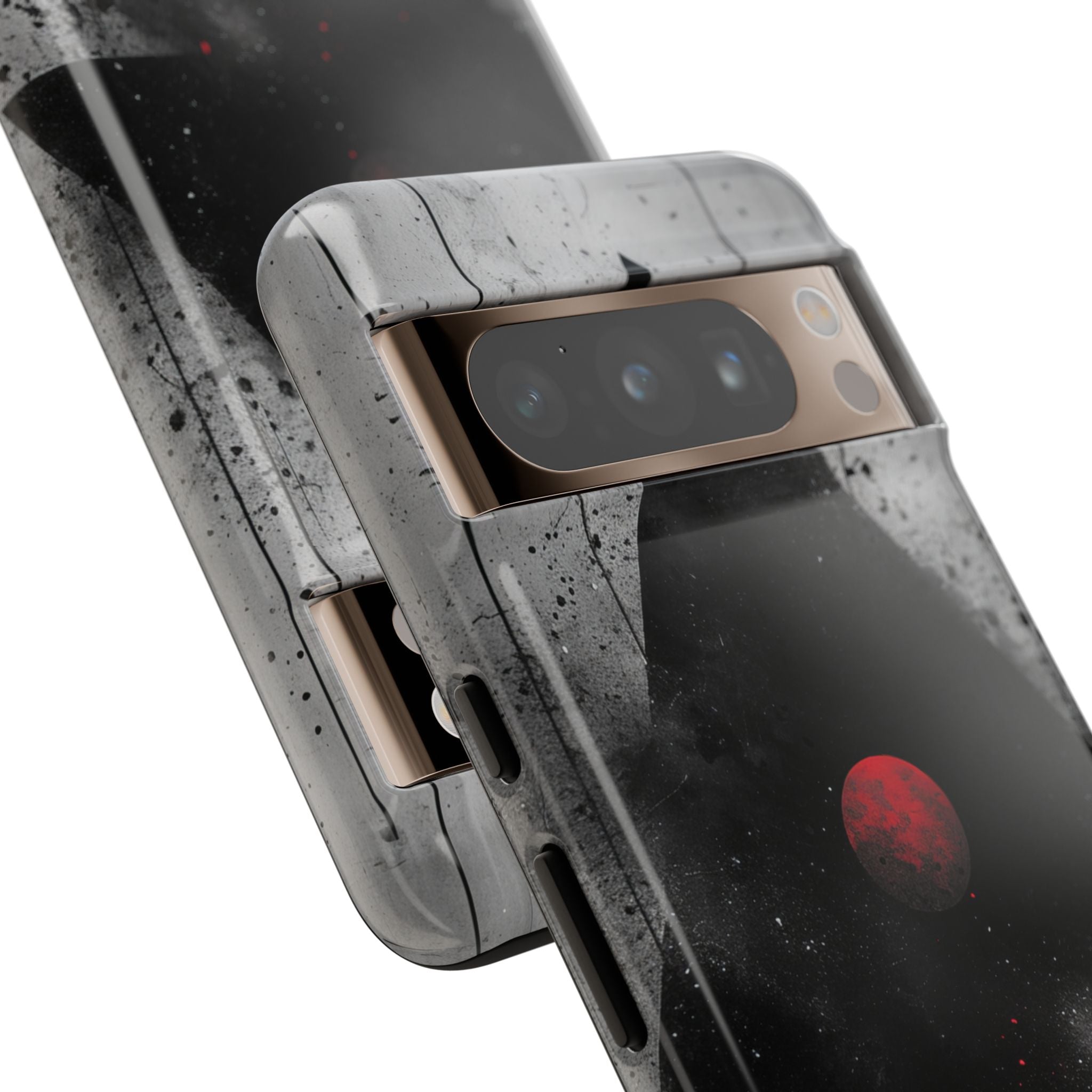Crimson Core Geometry Google Pixel 8 - Tough