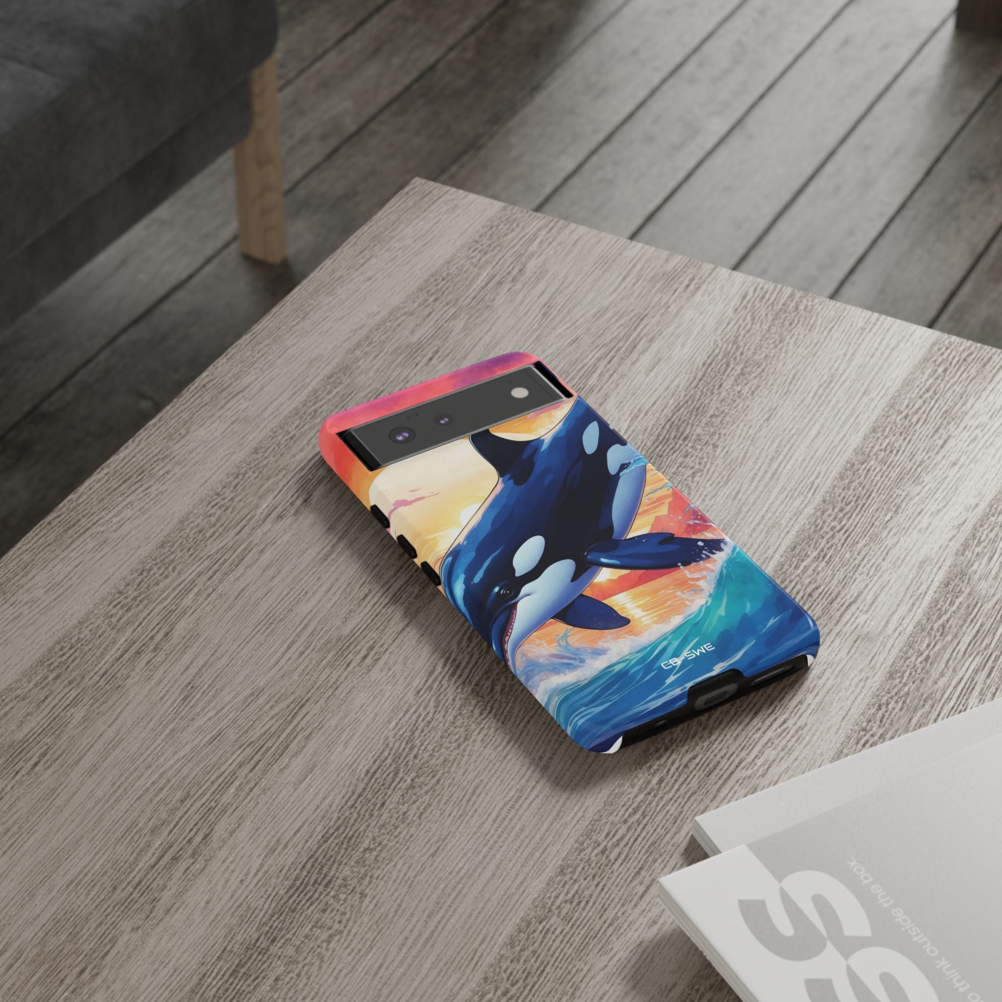 Orca Leaps Joyfully - Google Pixel Case