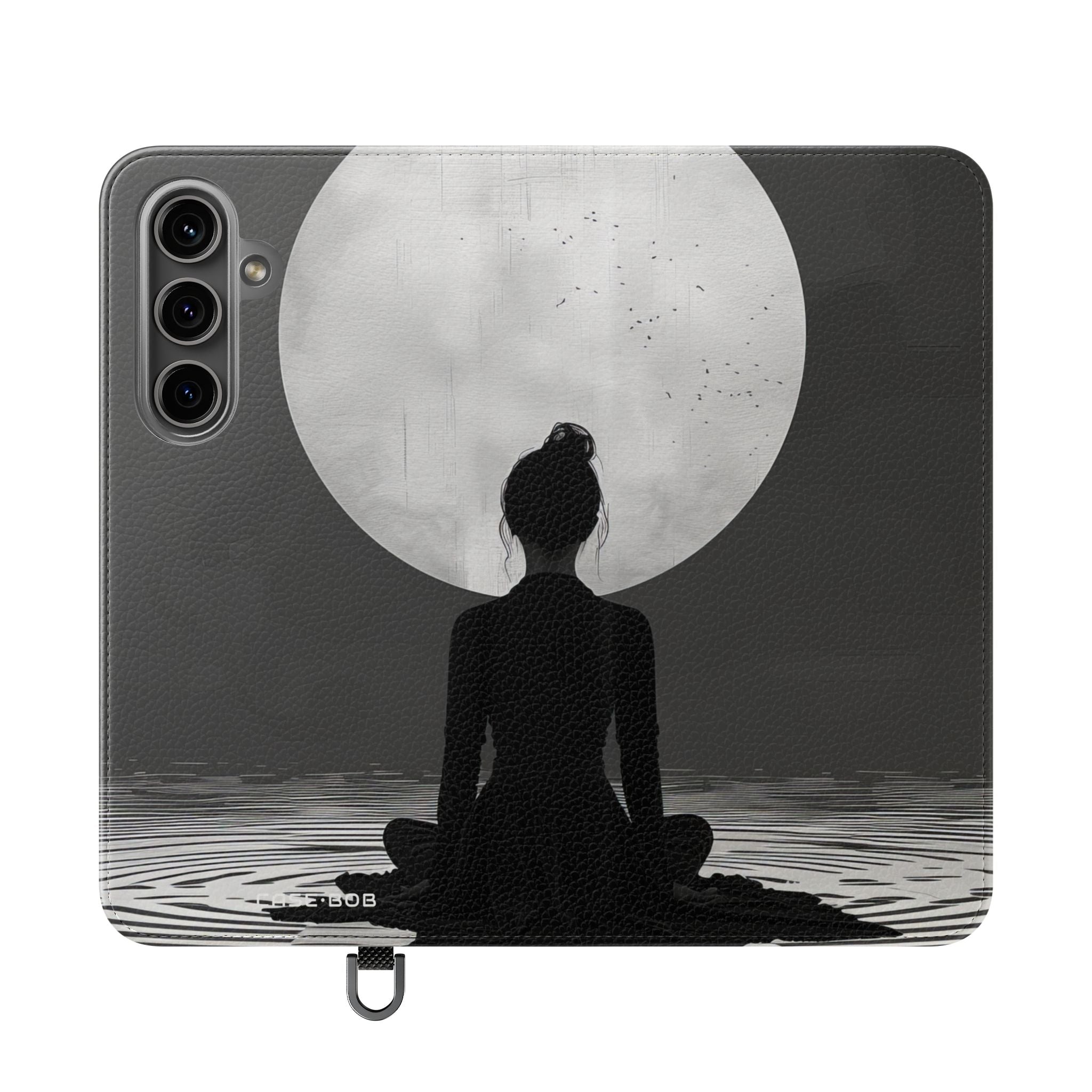 Kuunvalossa hiljaisuus - Samsung S24 Plus -lompakkokotelo