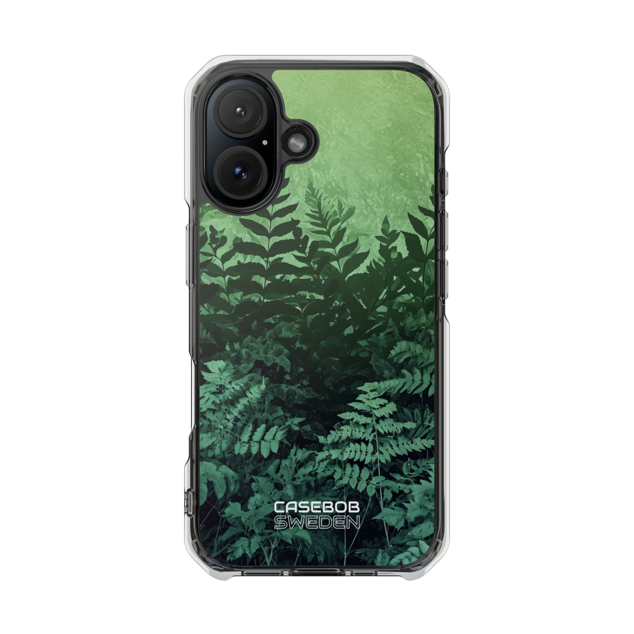 Verdant Fern Silhouettes iPhone 16 - Impact Clear+