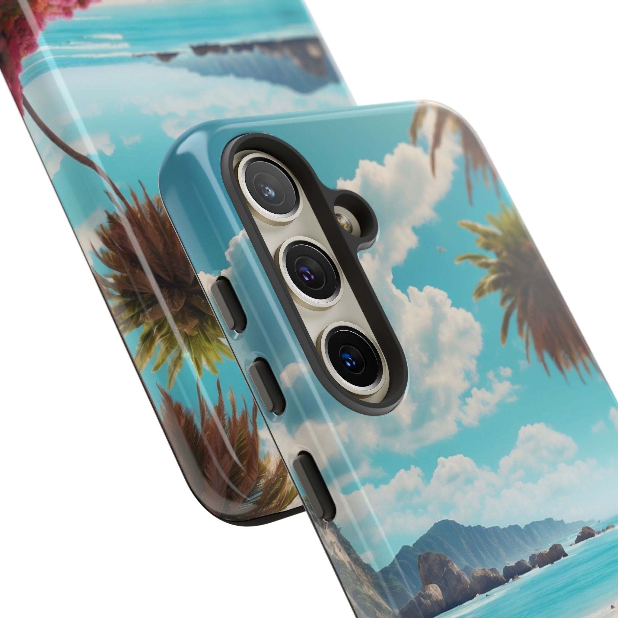 Tropical Flowers Frame - Samsung Case