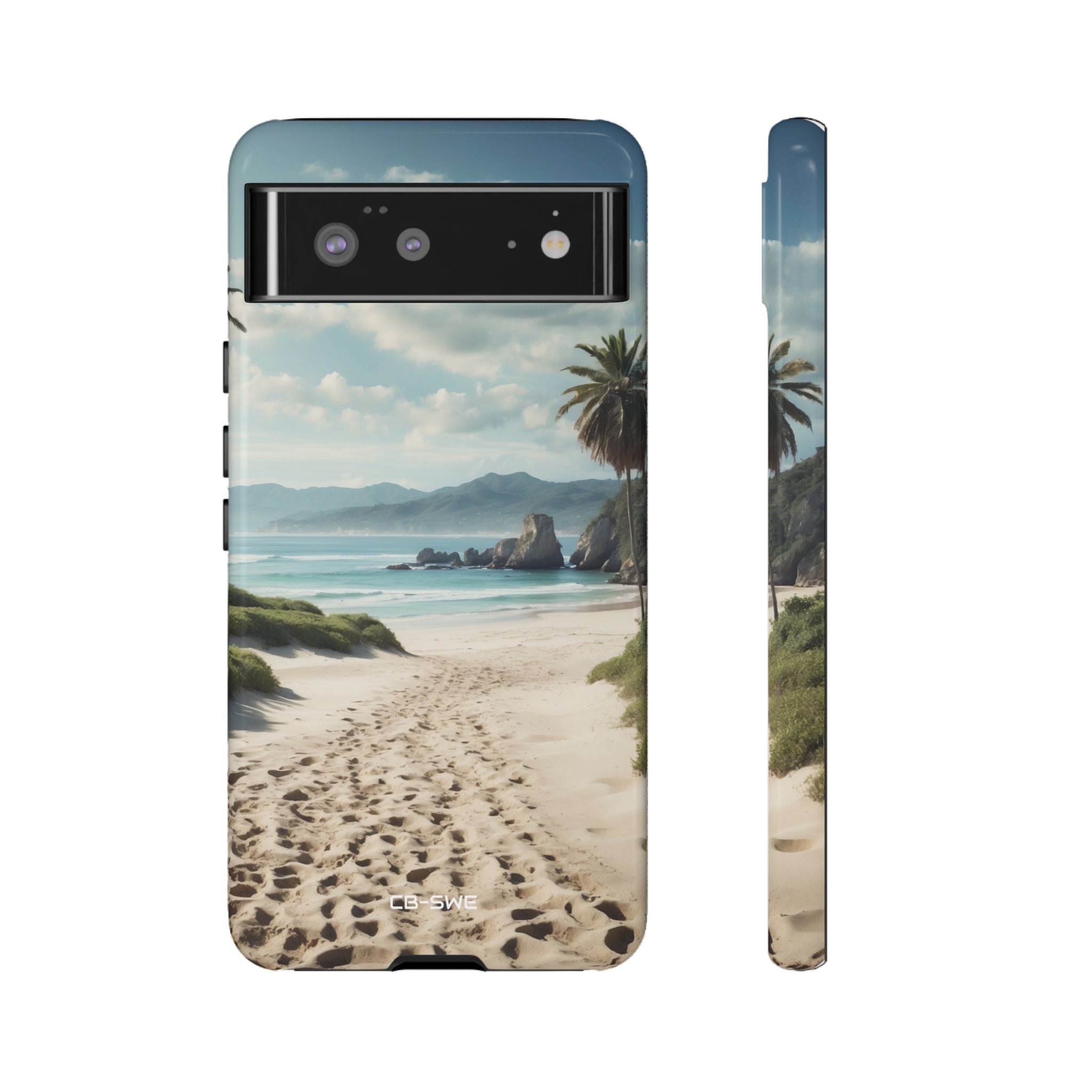Footprints Trace Sand - Google Pixel Case
