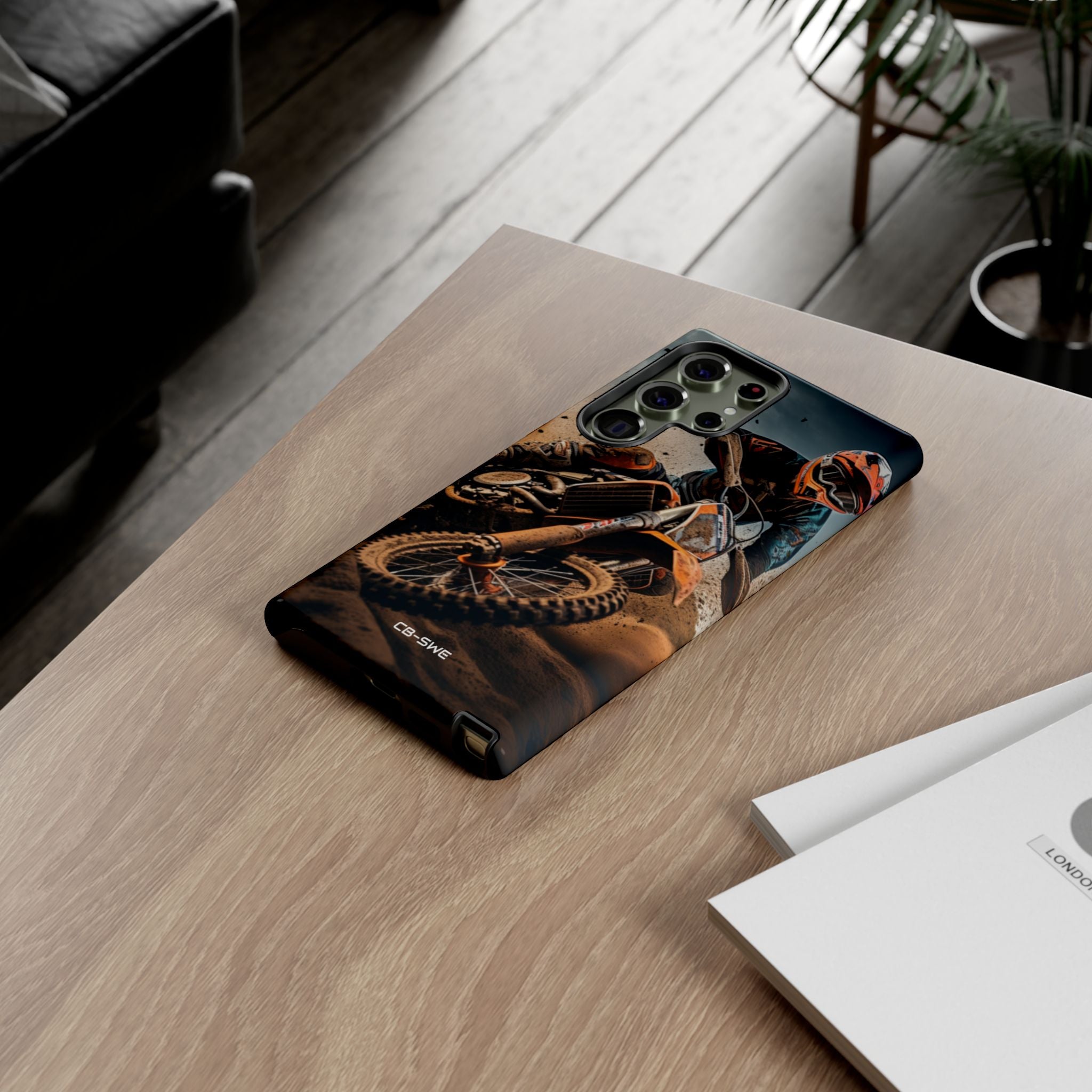 Rider Amidst Desert Fury - Samsung Case