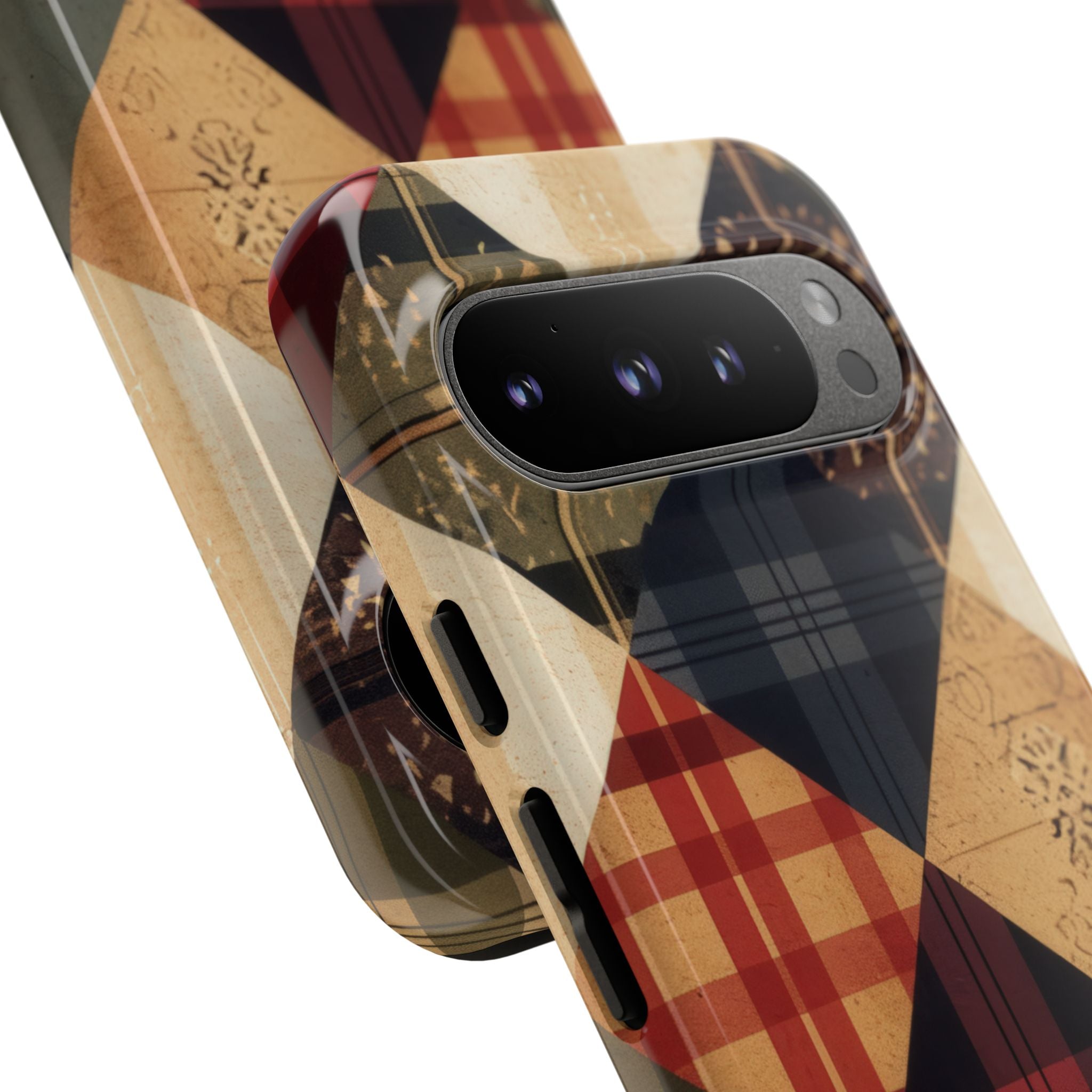 Rustic Quilt Charm Google Pixel 9 - Tough