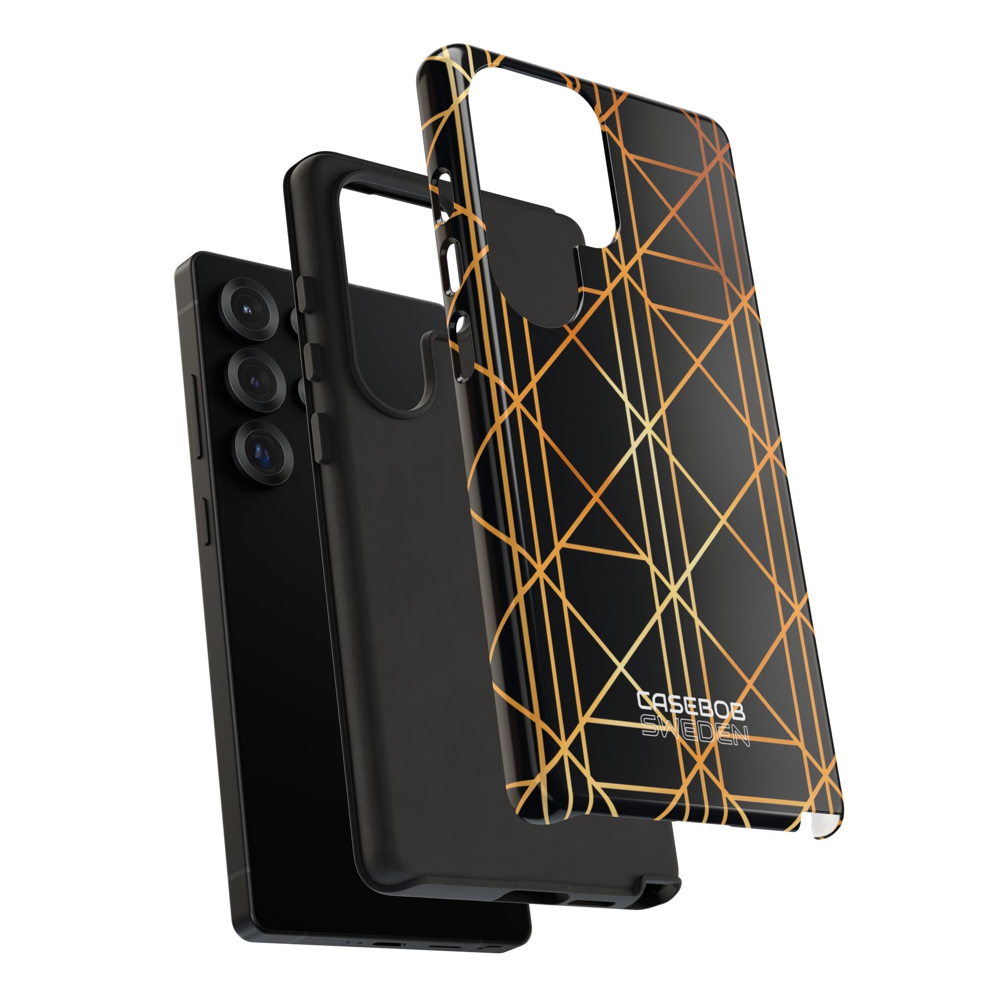 Gouden Geometrische Elegant Samsung S25 - Tough