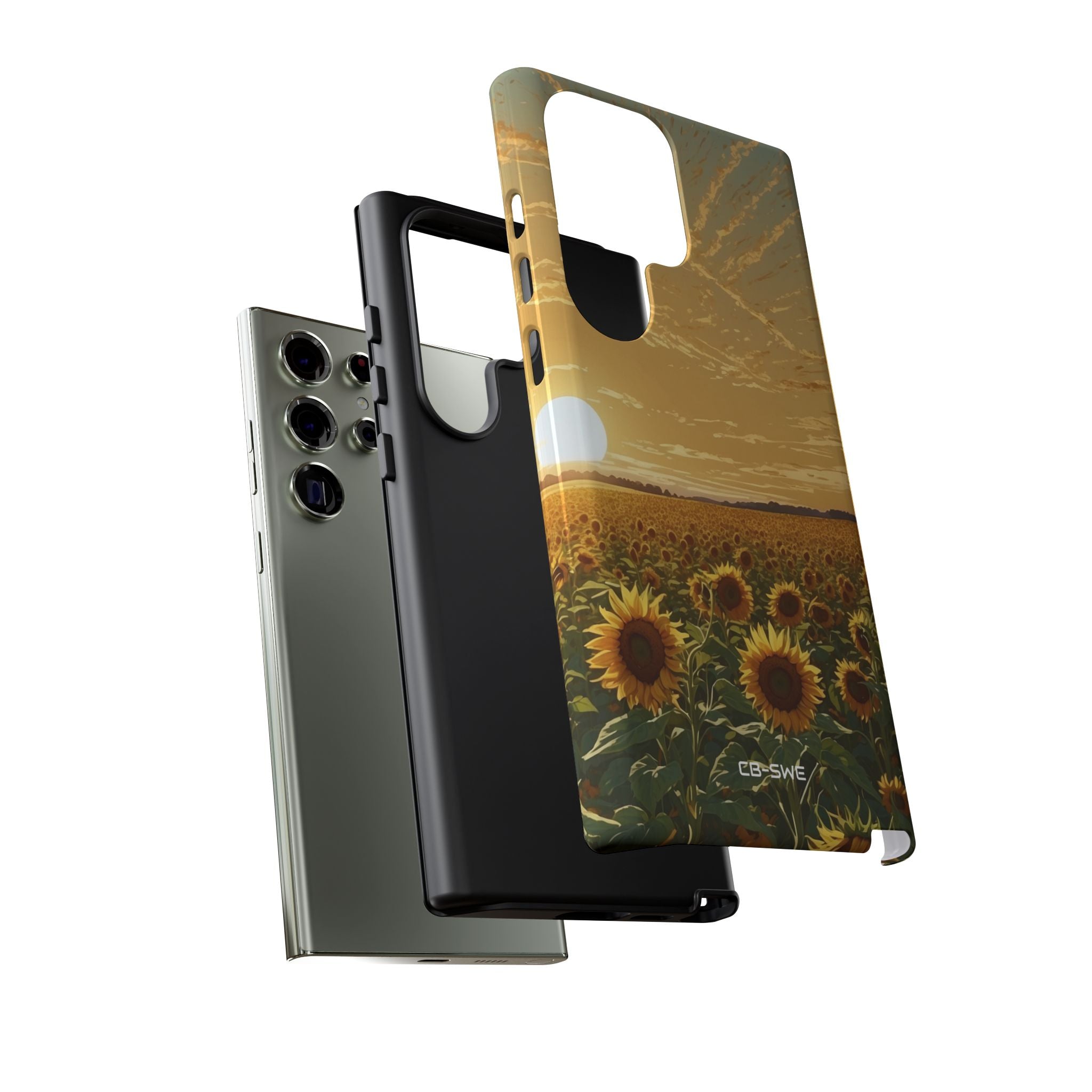 Sunflowers Embrace Sunset - Samsung Case