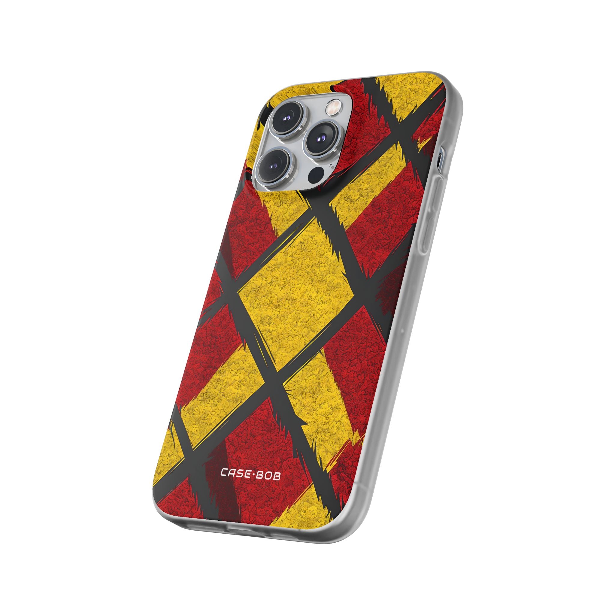 Cracked Diamond Grid iPhone 14 Pro Max - Soft Case