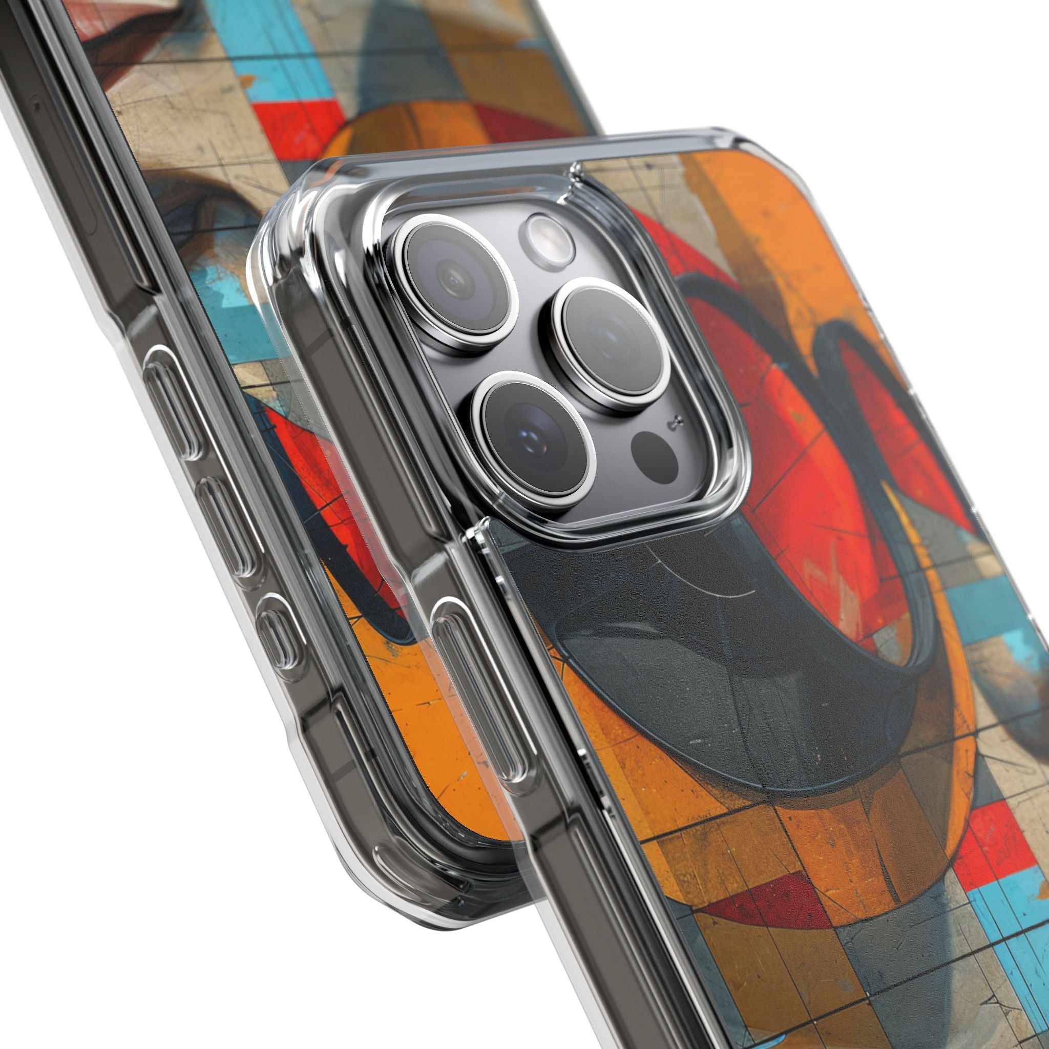 Futuristic Cubist Visions iPhone 15 - Impact Clear+