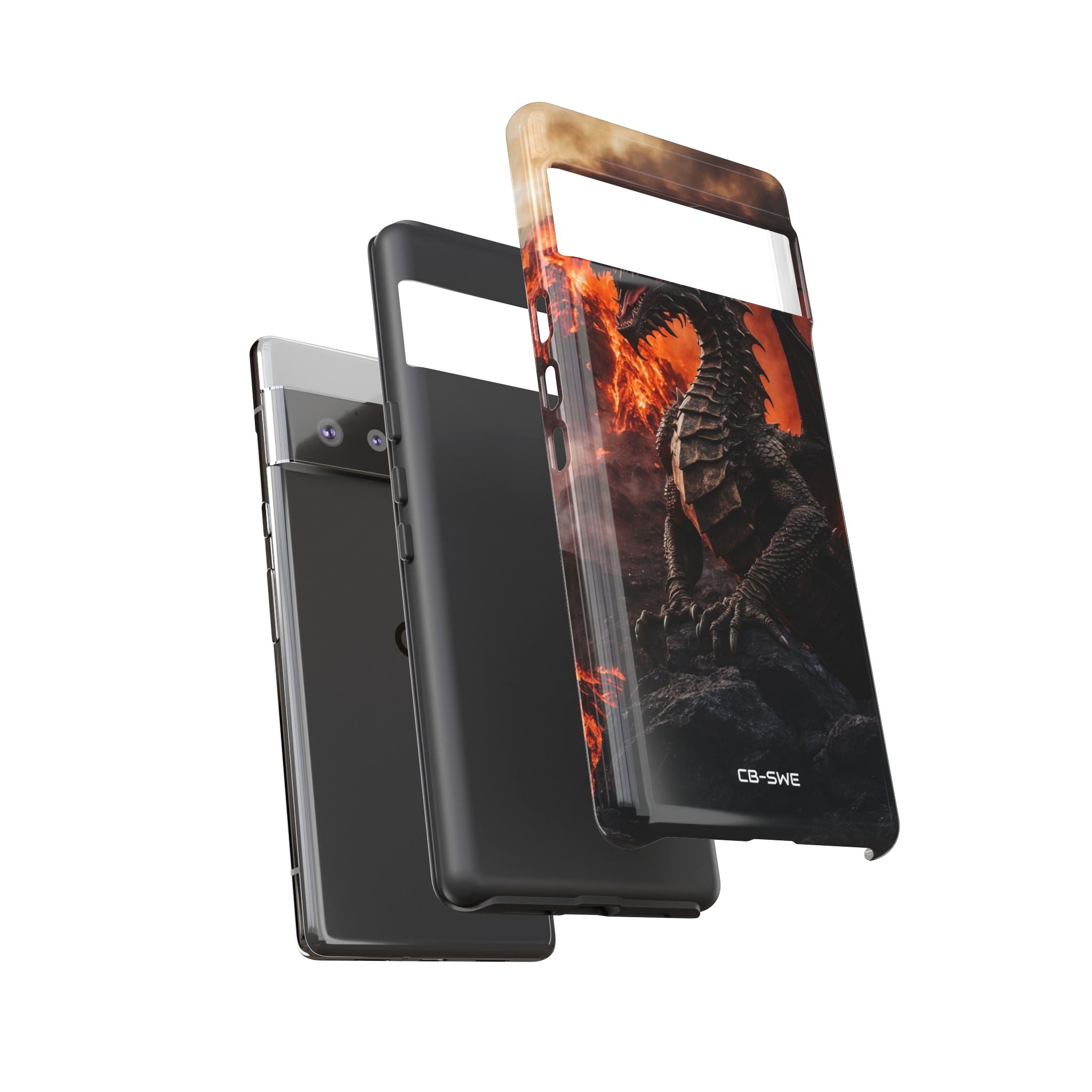 Fiery Dragon Soars - Google Pixel Case