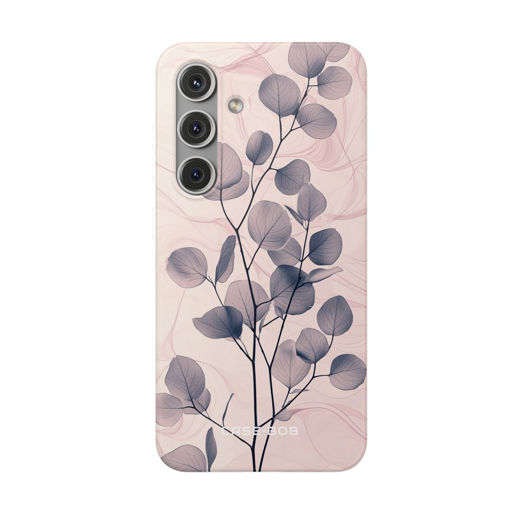 Veined Leaf Whisper Samsung S24 Case - Soft