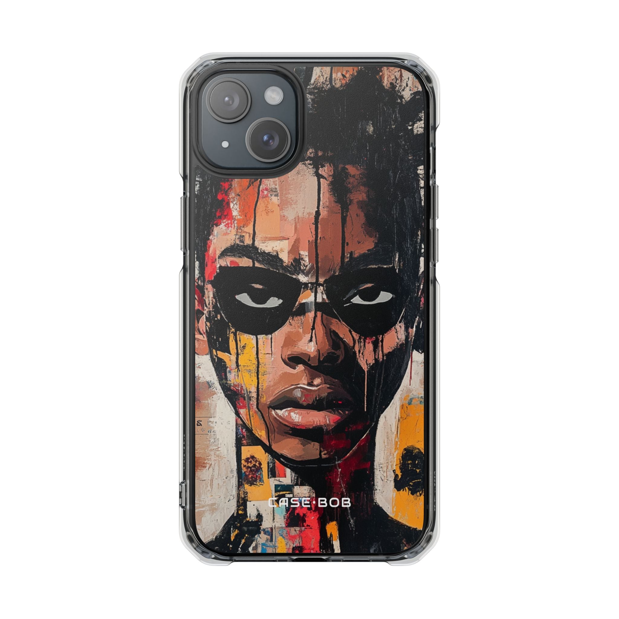 Masked Portrait Drips iPhone 15 Plus Case - Impact