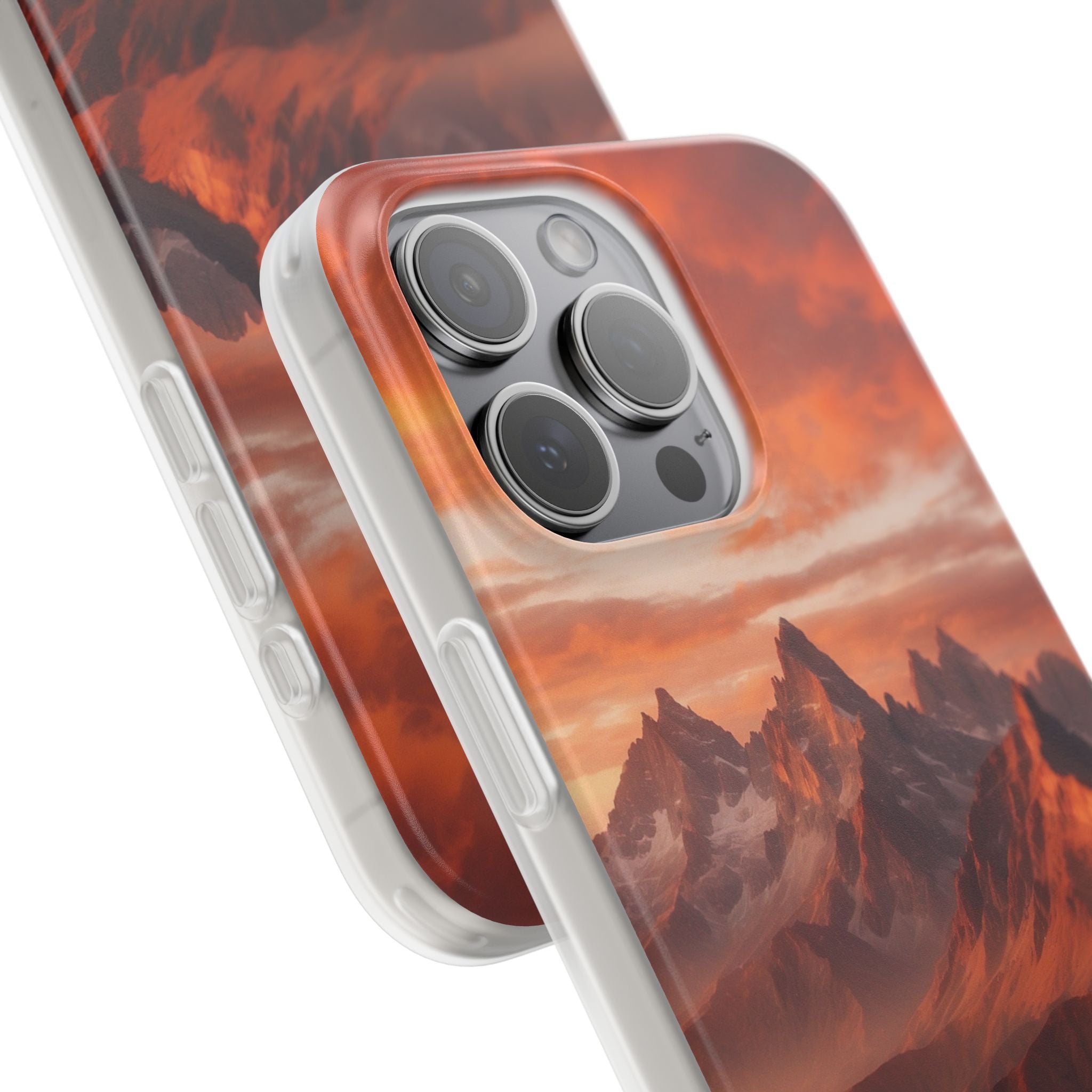 Jagged Glow iPhone 15 Pro Max Case - Soft