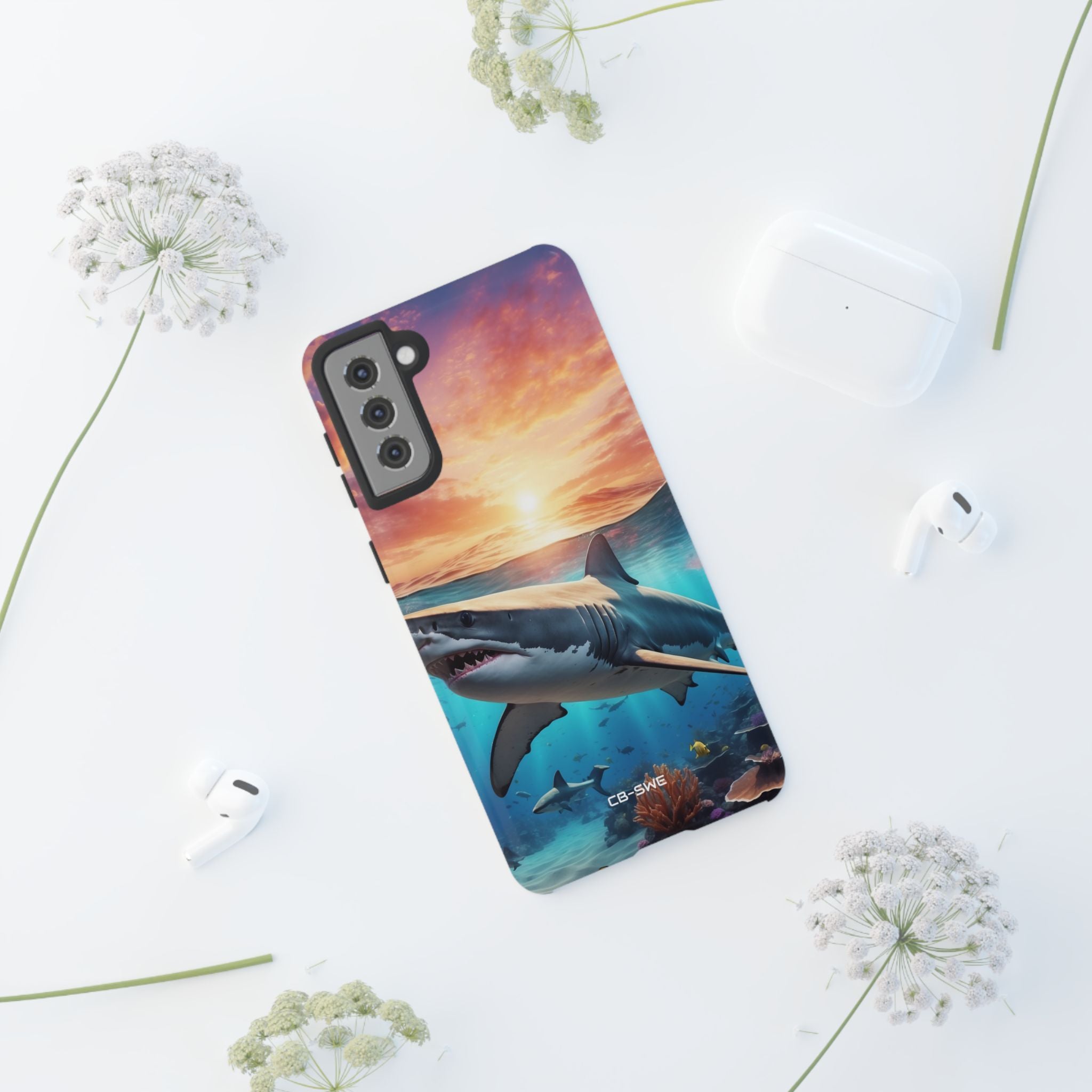 Shark Swims Through - Samsung Case