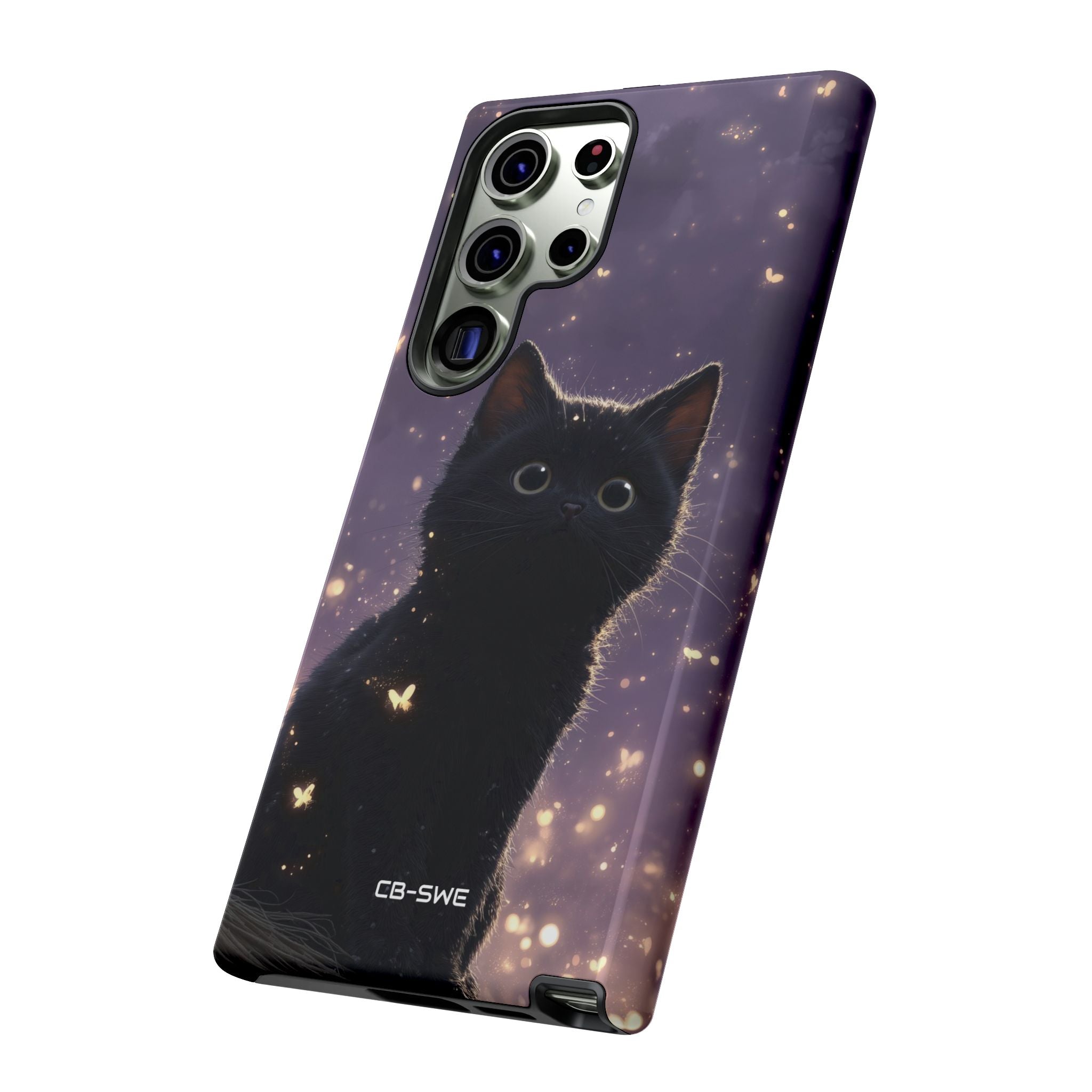 Whimsical Cat Soars - Samsung Case