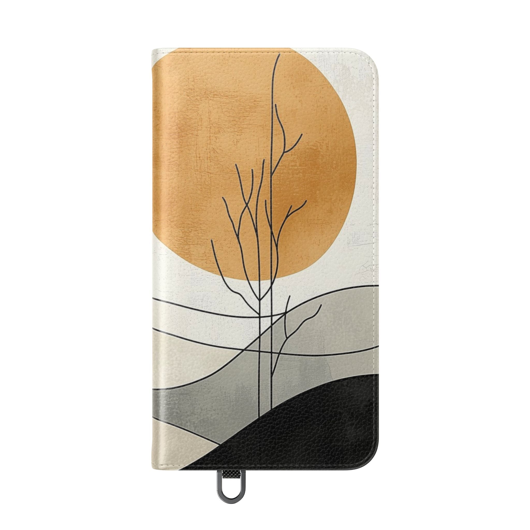 Orange Eclipse Trees - Samsung S24 Plus Case - Wallet