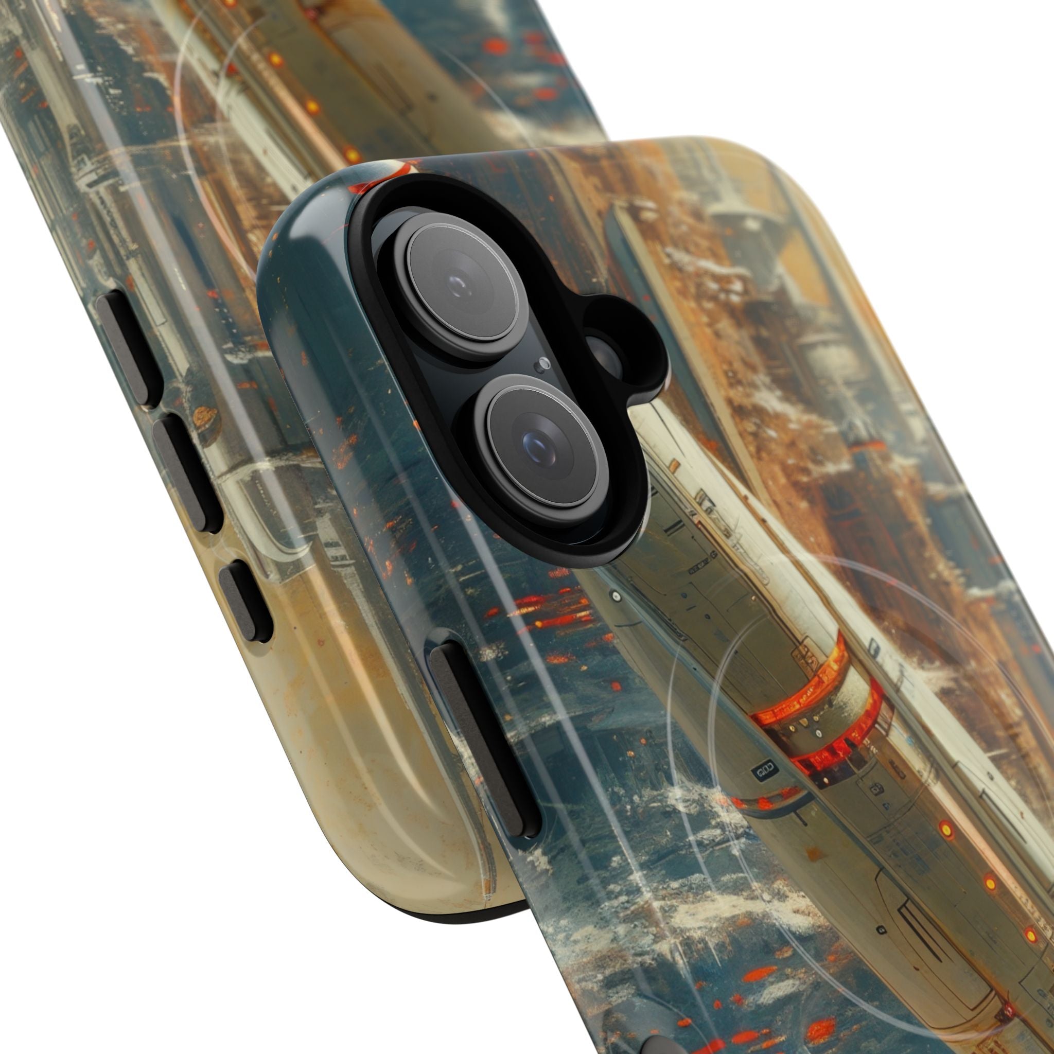 Futuristic Forest Voyage iPhone 16 - Tough+