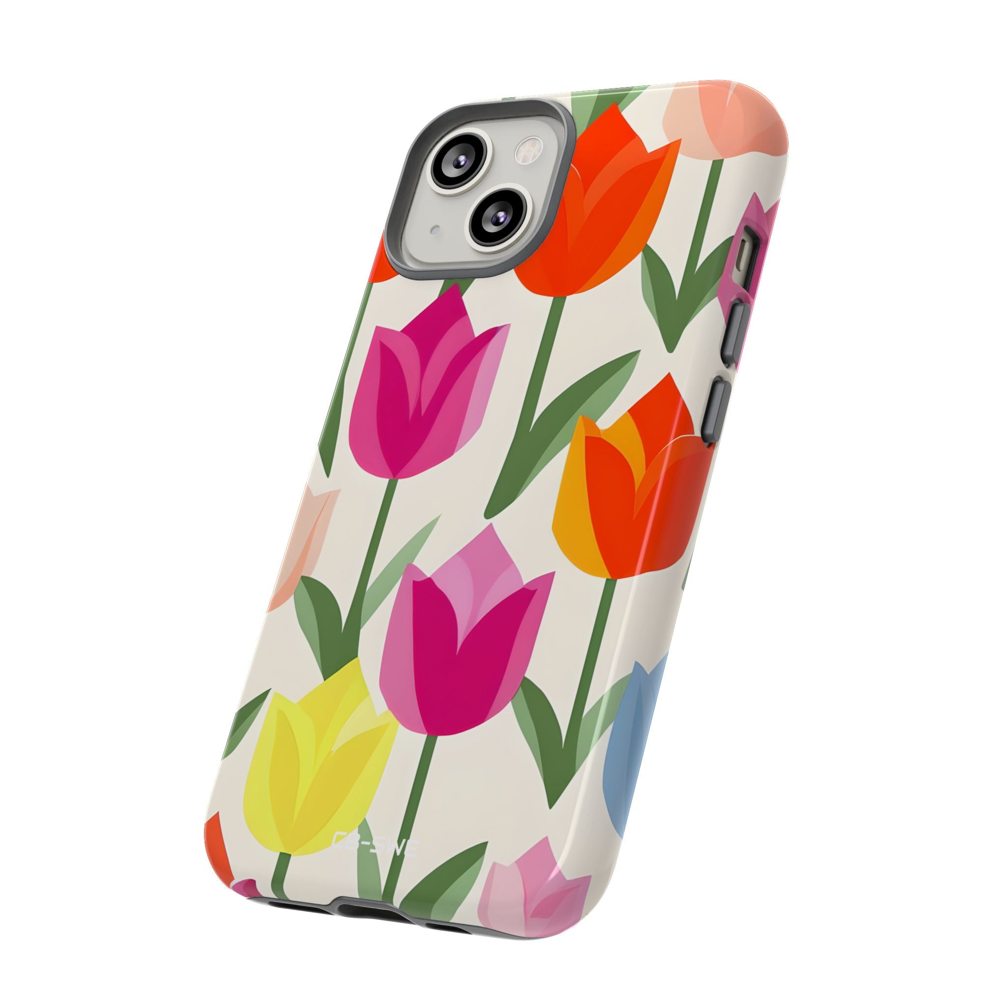 Vibrant Tulip Array - iPhone Case