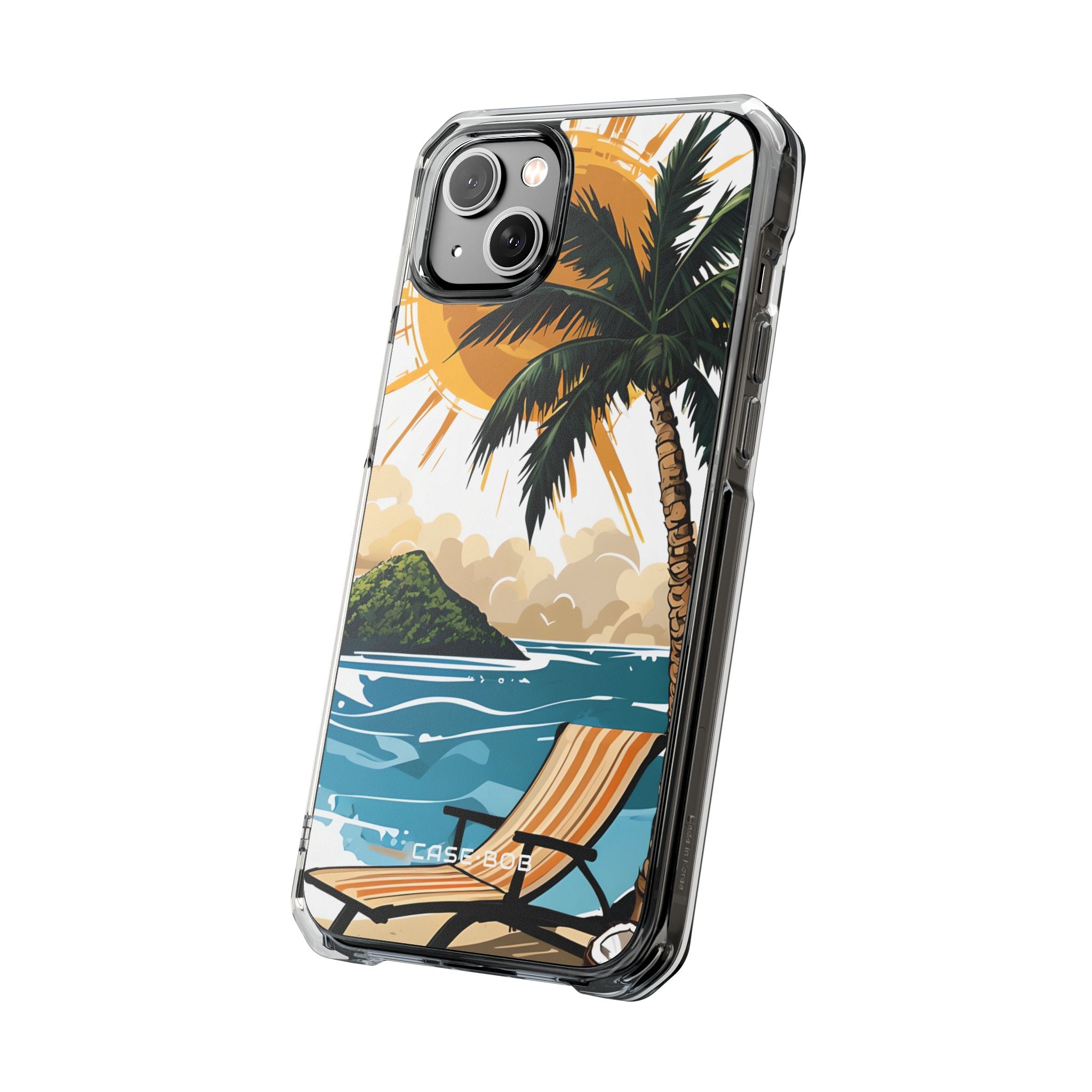 Sunny Palm Breeze iPhone 14 Plus Case - Impact