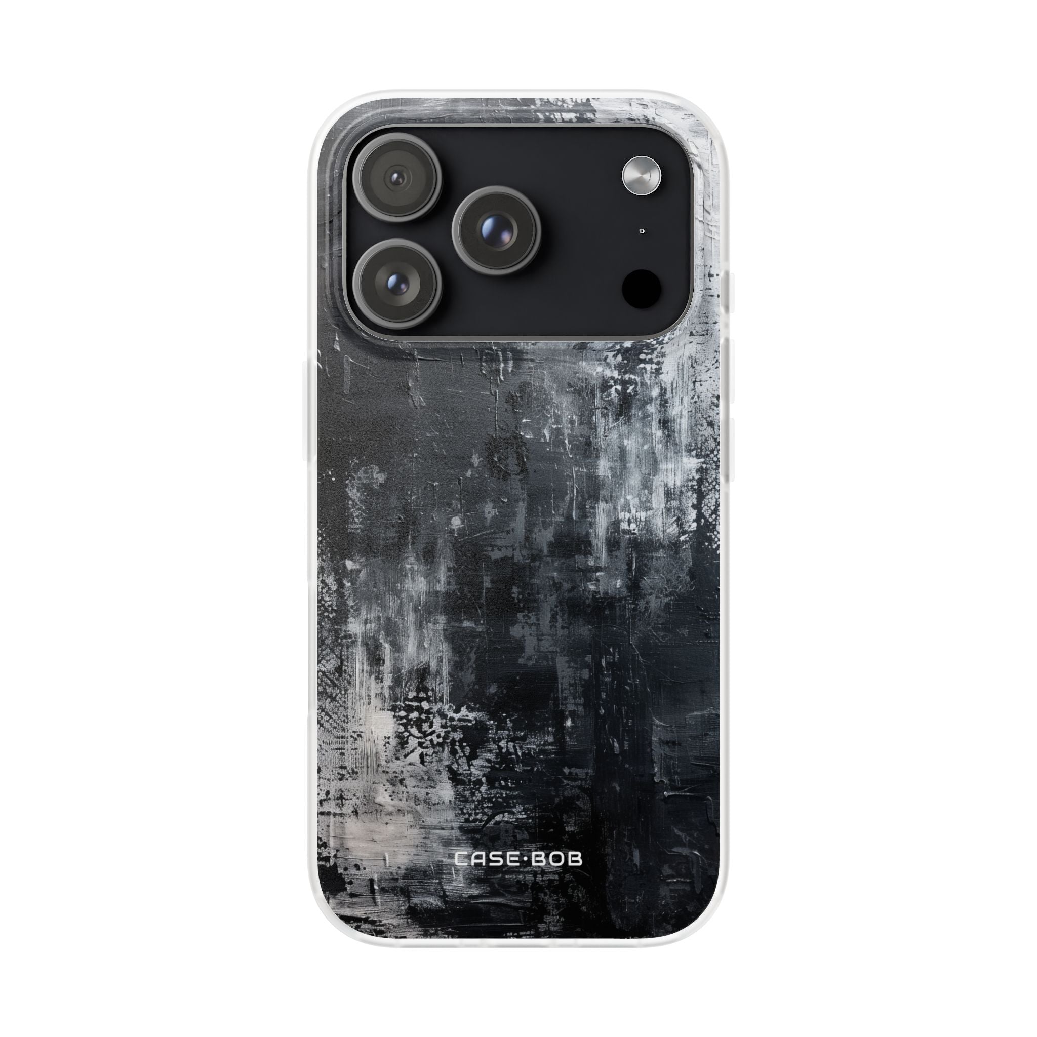 Textured Blackscape iPhone 17 Pro Case - Soft