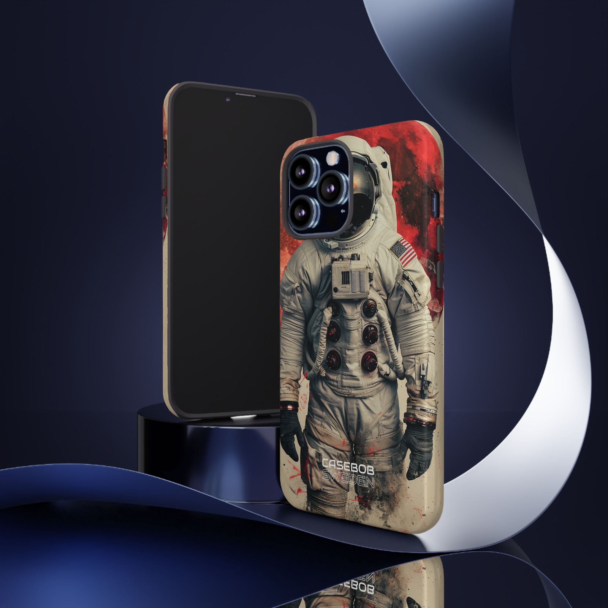 Crimson Spacewalk Dream iPhone 13 - Tough