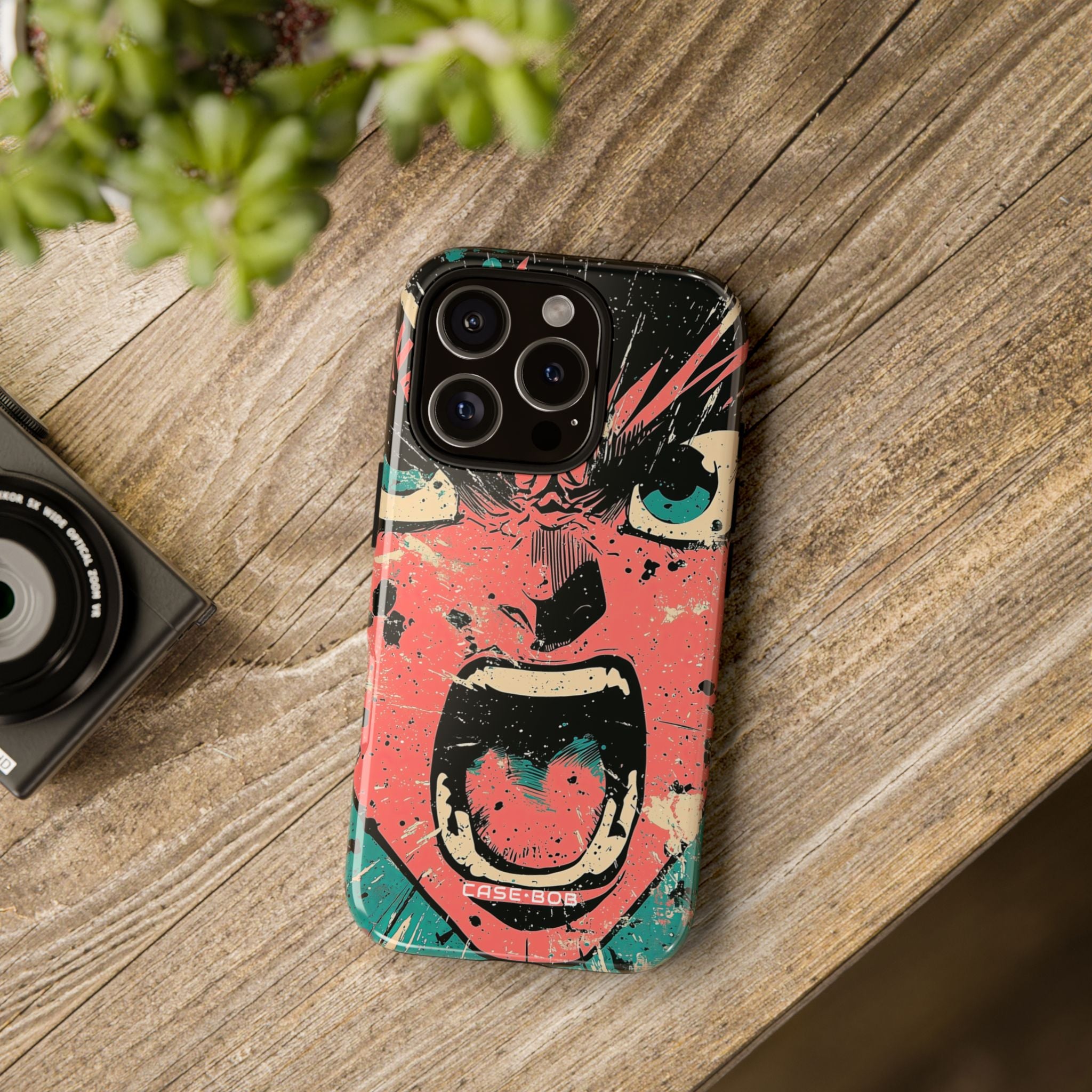 Screaming Face Chaos iPhone 16 Pro Case - Tough