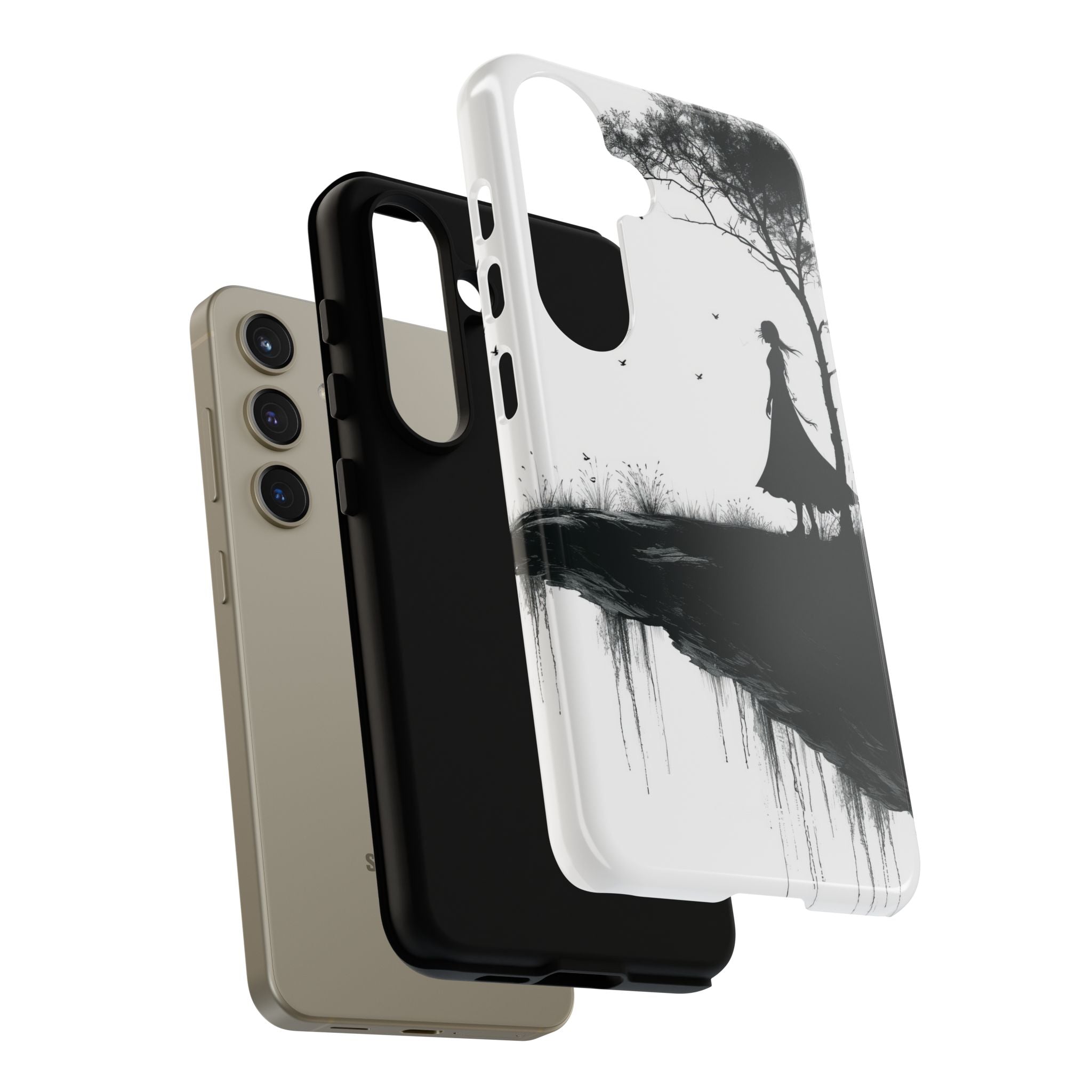 Cliffside Silhouette Samsung S24 Case - Tough
