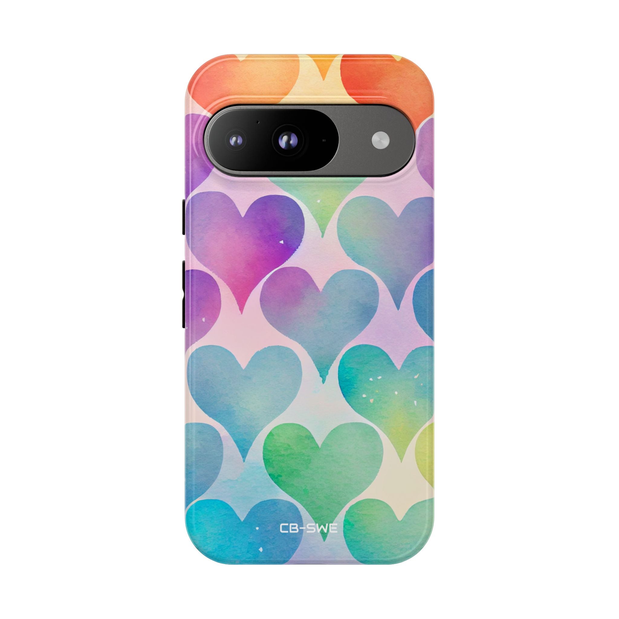 Watercolor Heart Symphony - Google Pixel Case