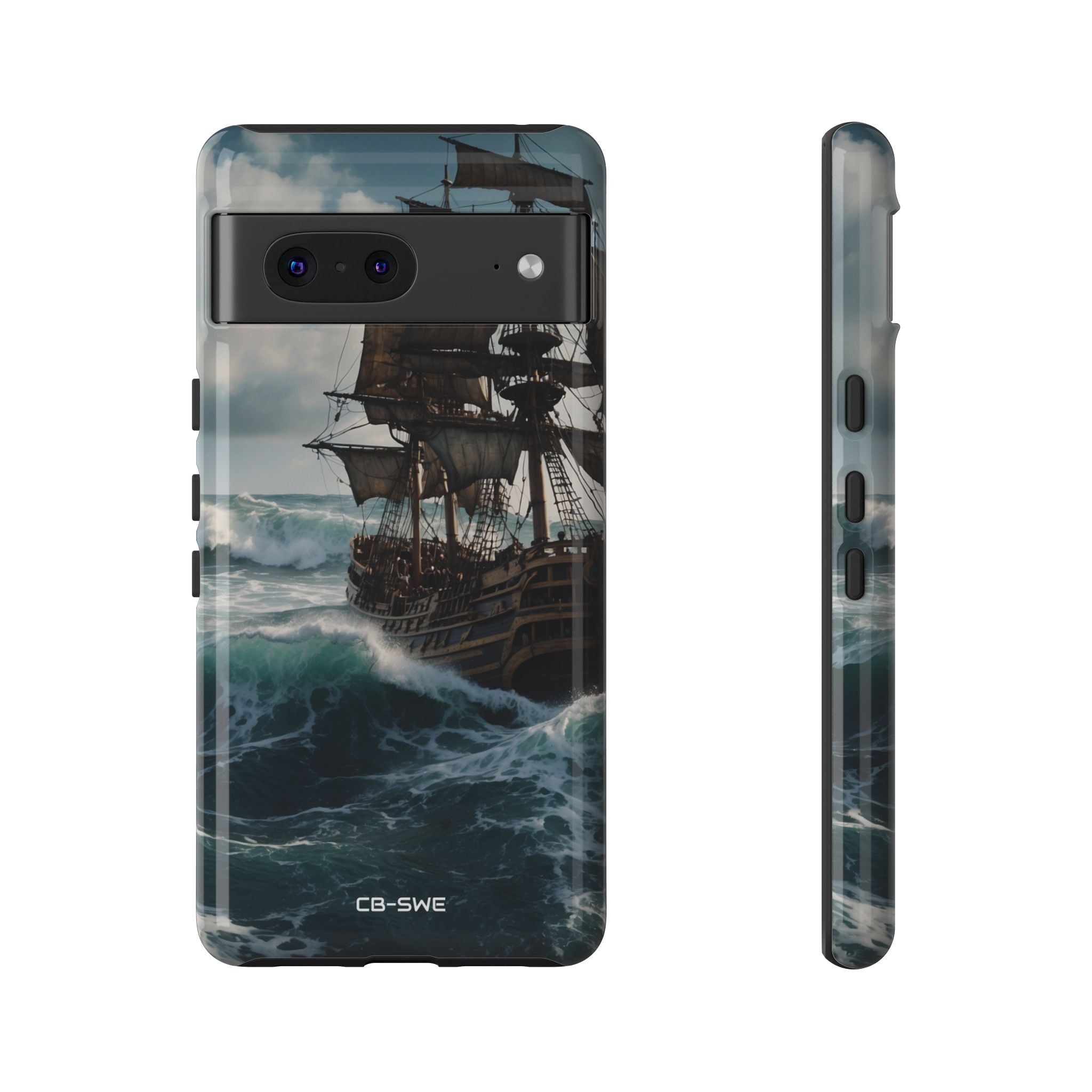 Ship Faces Waves - Google Pixel Case