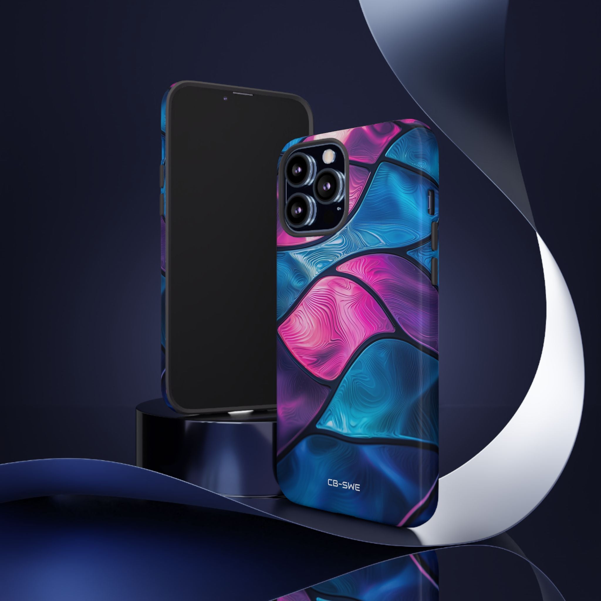 Shimmering Waves Flow - iPhone Case