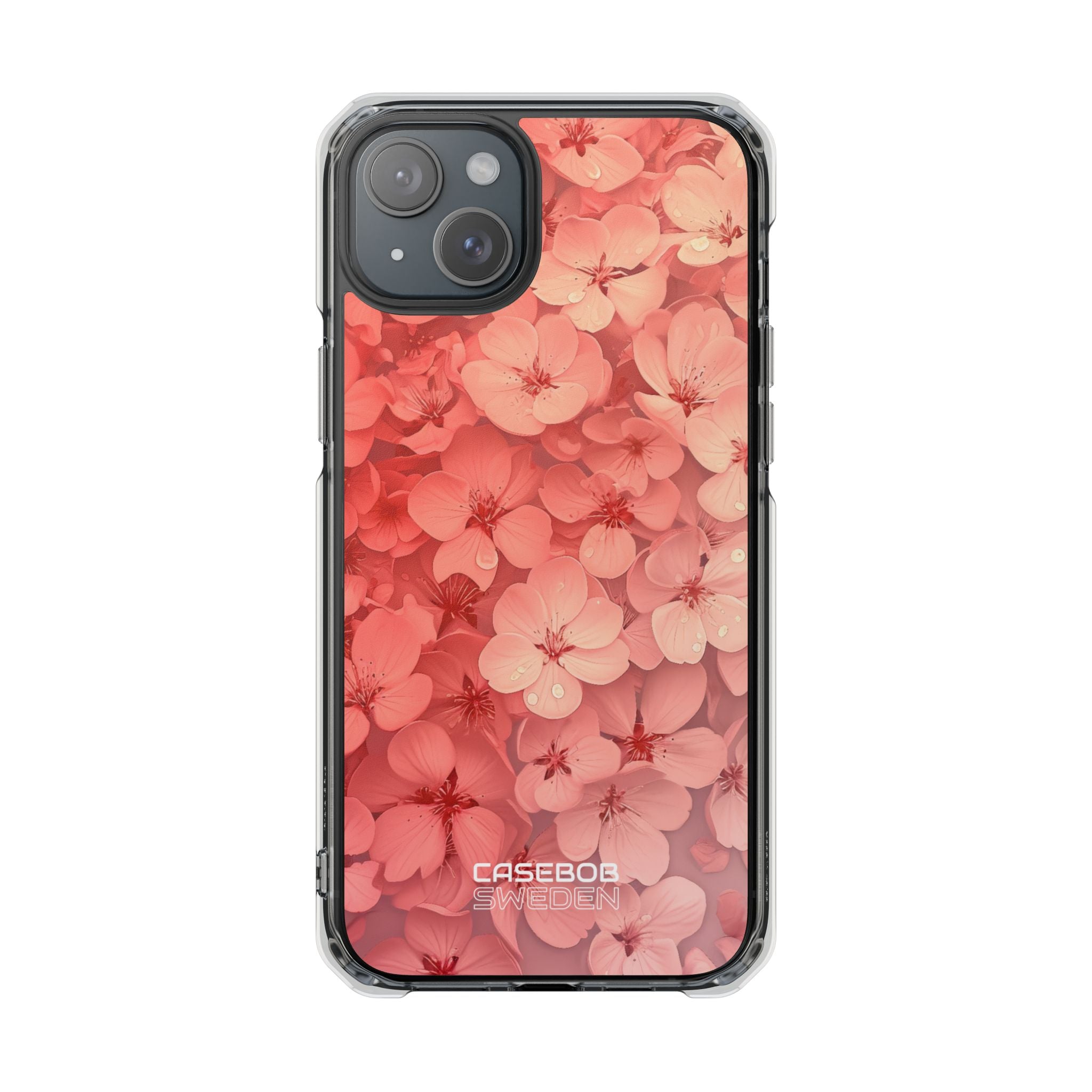 Blush Garden Bloom iPhone 15 - Impact Clear+