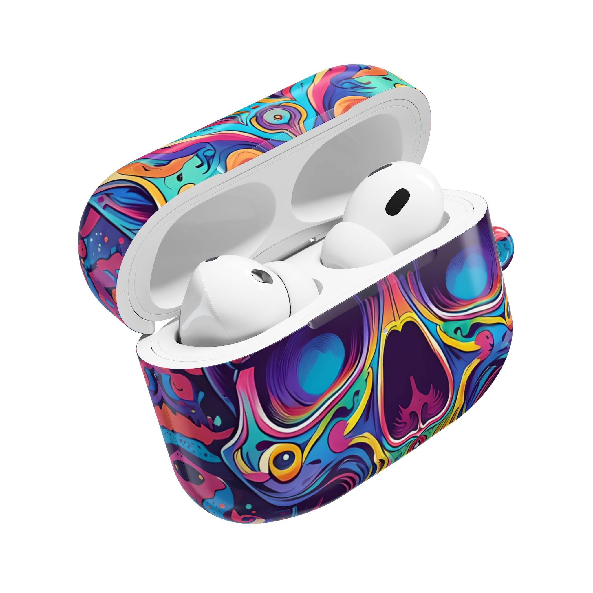 Psychedelic Skull - AirPods Case