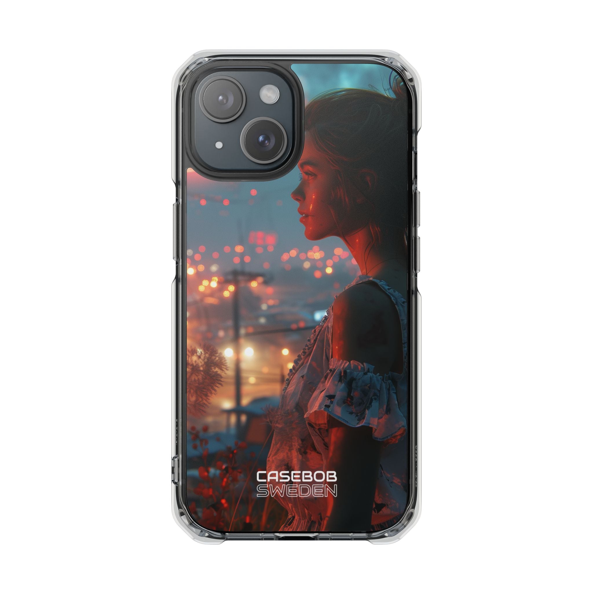 Moonlit Dreamscape Glow iPhone 15 - Impact Clear+
