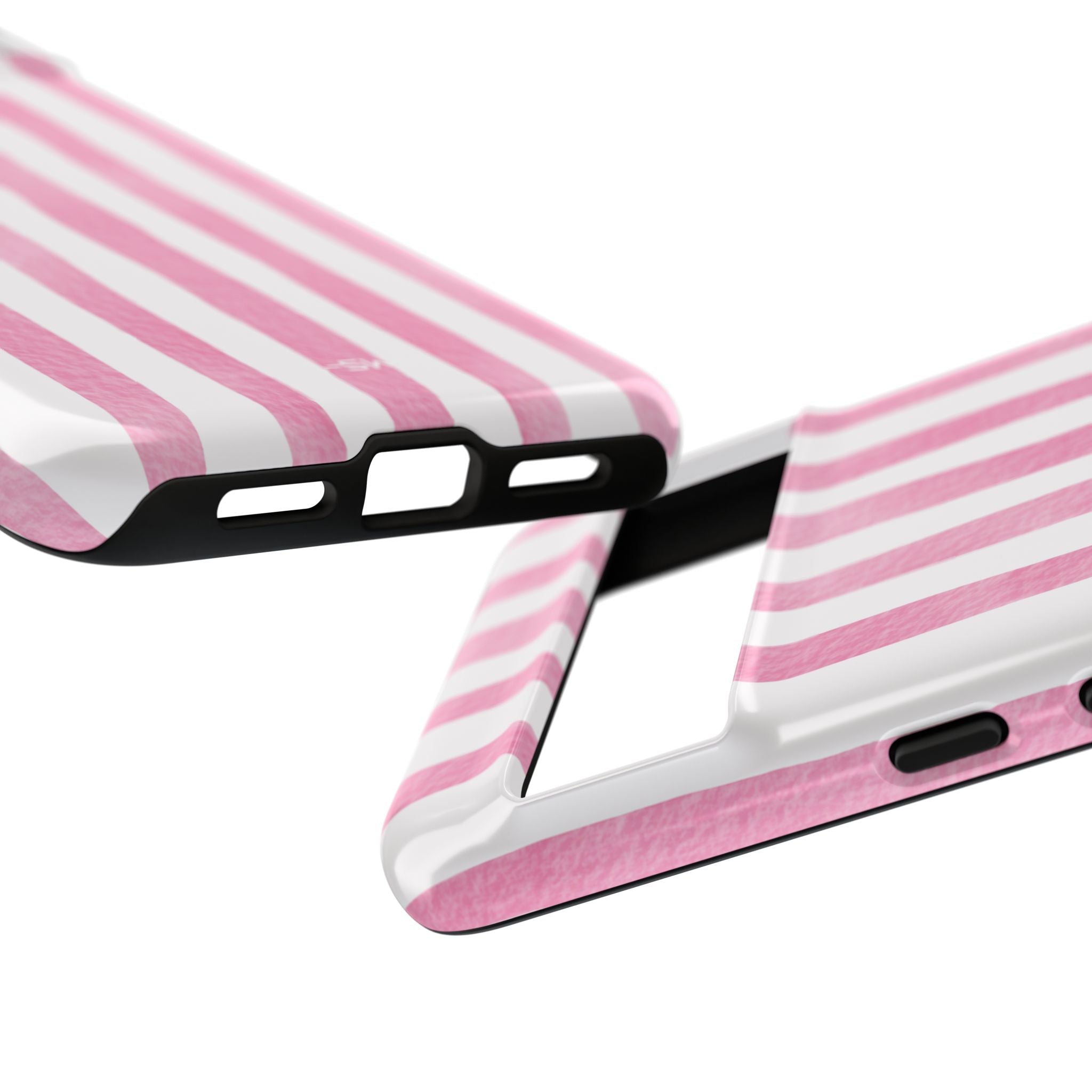 Pink Watercolor Stripes - Google Pixel Case