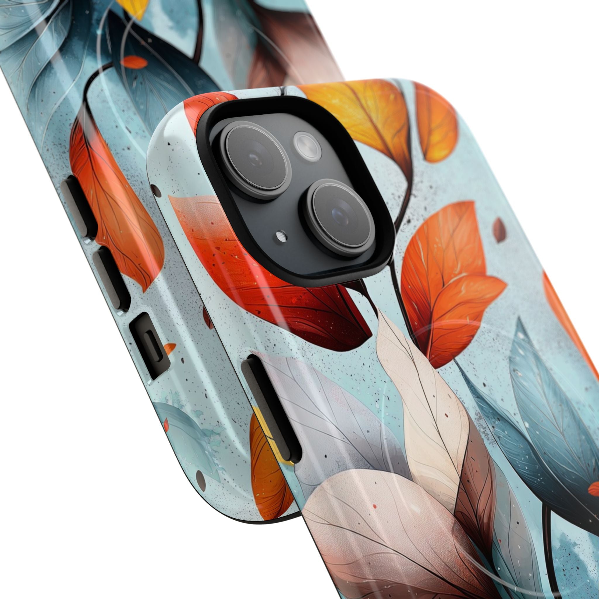 Crimson Veins iPhone 15 Case - Tough+