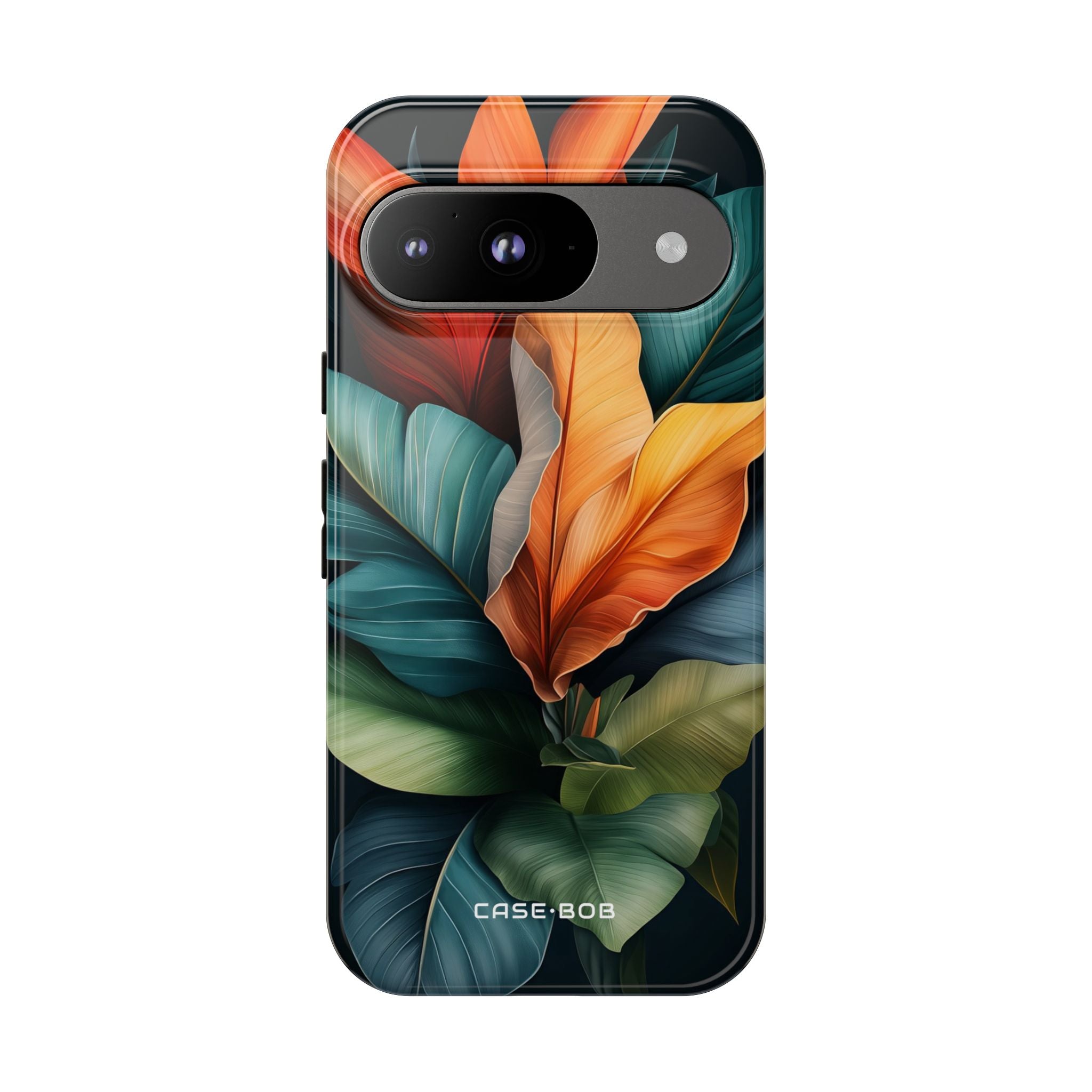 Tropical Leafburst Google Pixel 9 Case - Tough