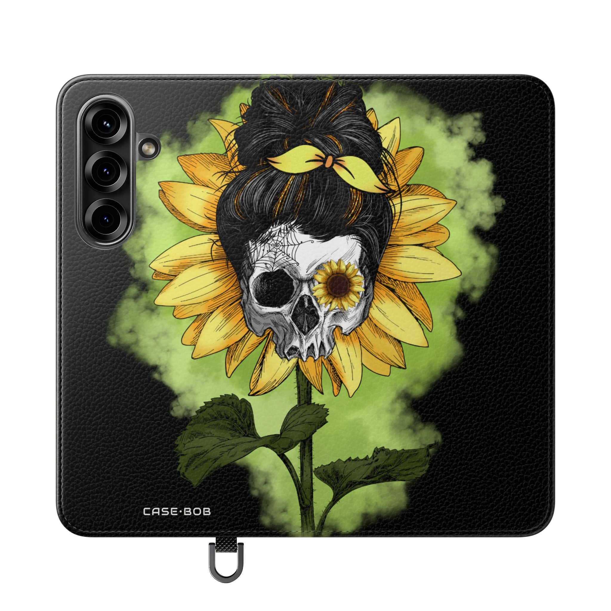 Skull Sunflower - Samsung S25 Case - Wallet