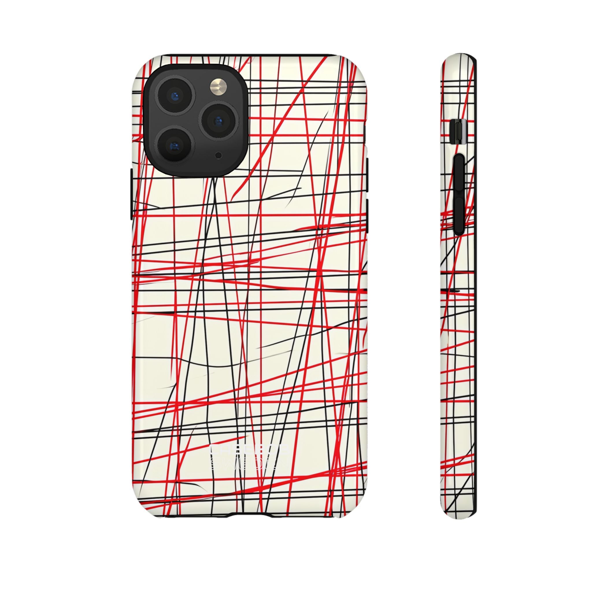 Crimson Wire Tangle iPhone 11 - Tough