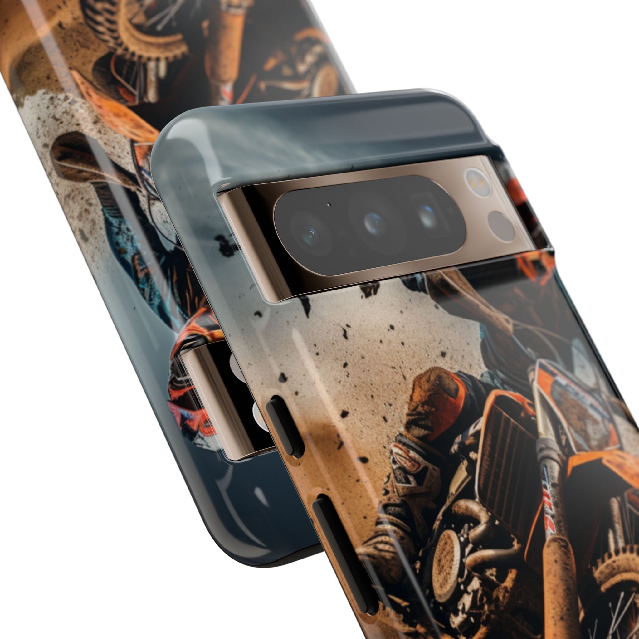 Rider Amidst Desert Fury - Google Pixel Case