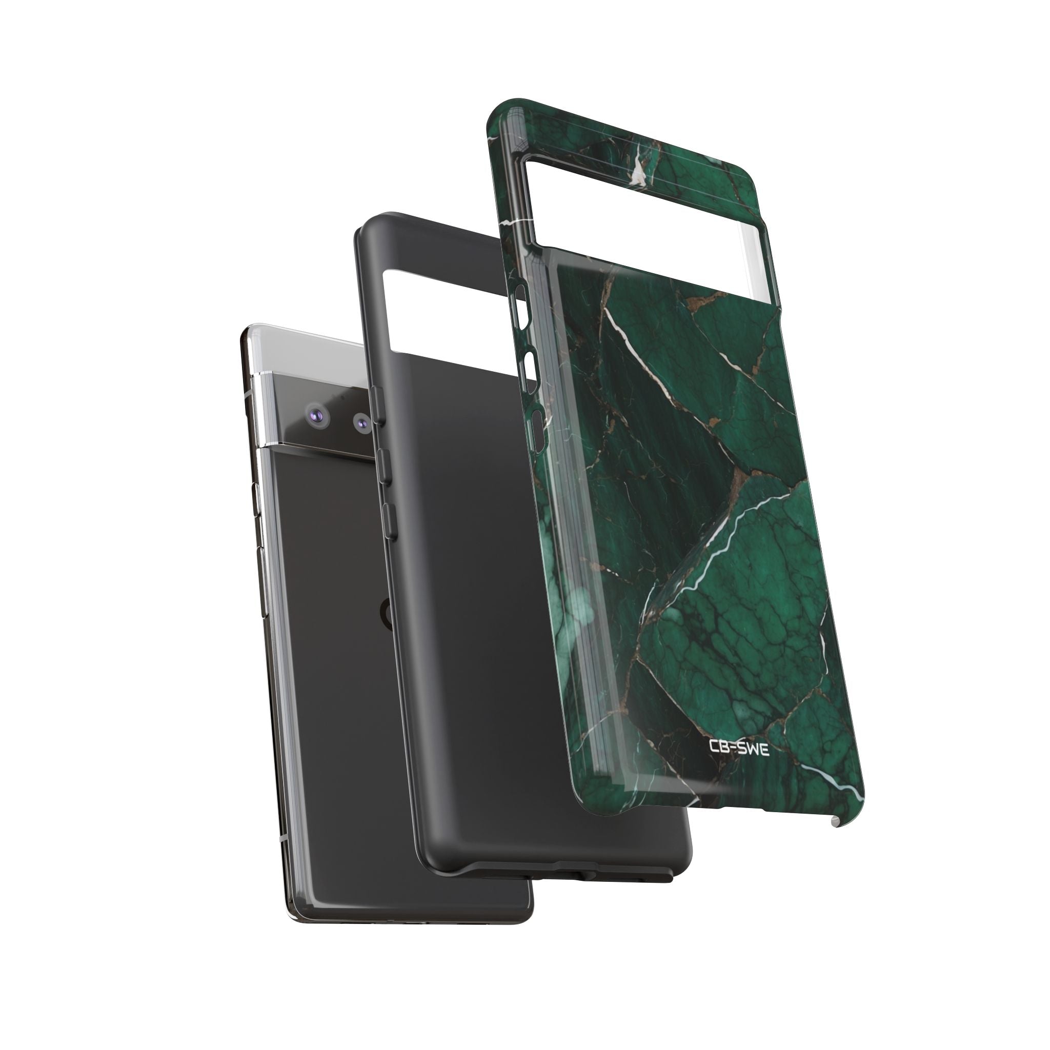 Emerald Veins Flow - Google Pixel Case